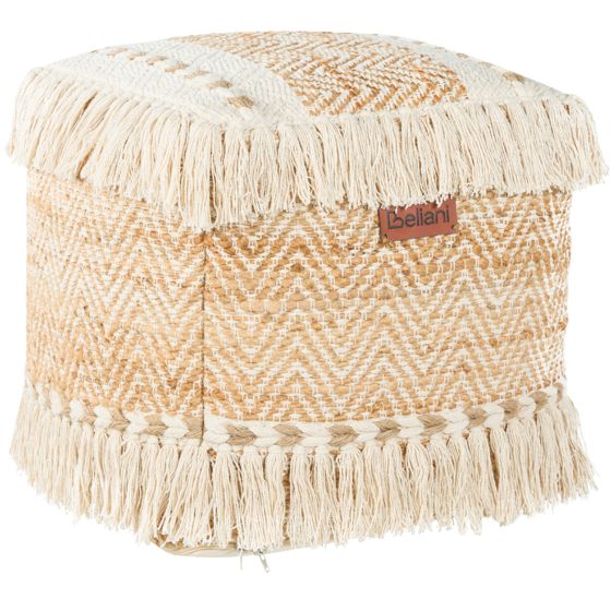 Sittpuff ALUPOLA Jute Beige