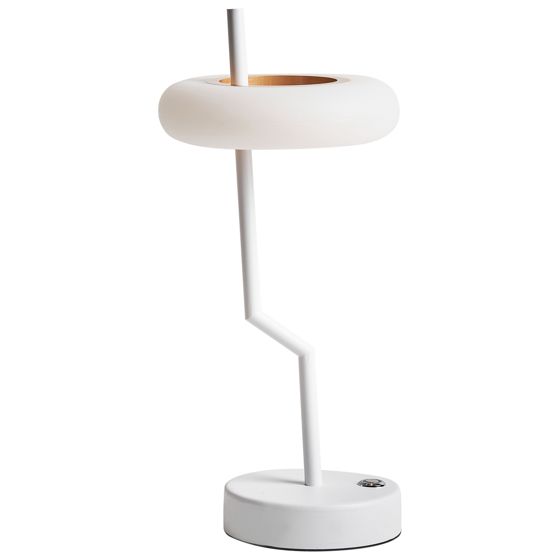 Trådlös LED-bordslampa ALVIELA med dimmer Metall Vit