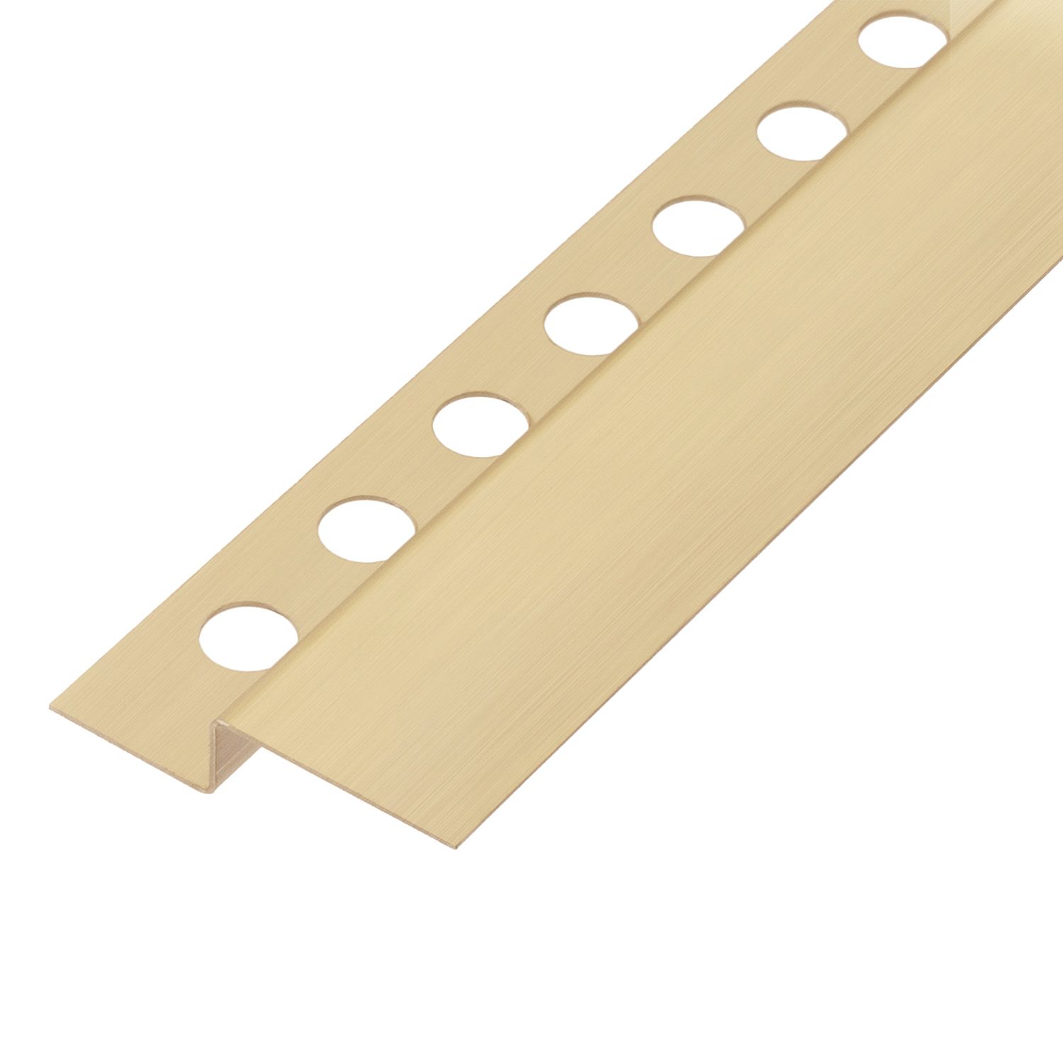 REA Frontlist För Duschkar 130CM Borstat Guld, 130x1,2x5,2cm