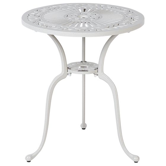 Bistrobord DASCIO 61 cm 61 cm Metall Off-White