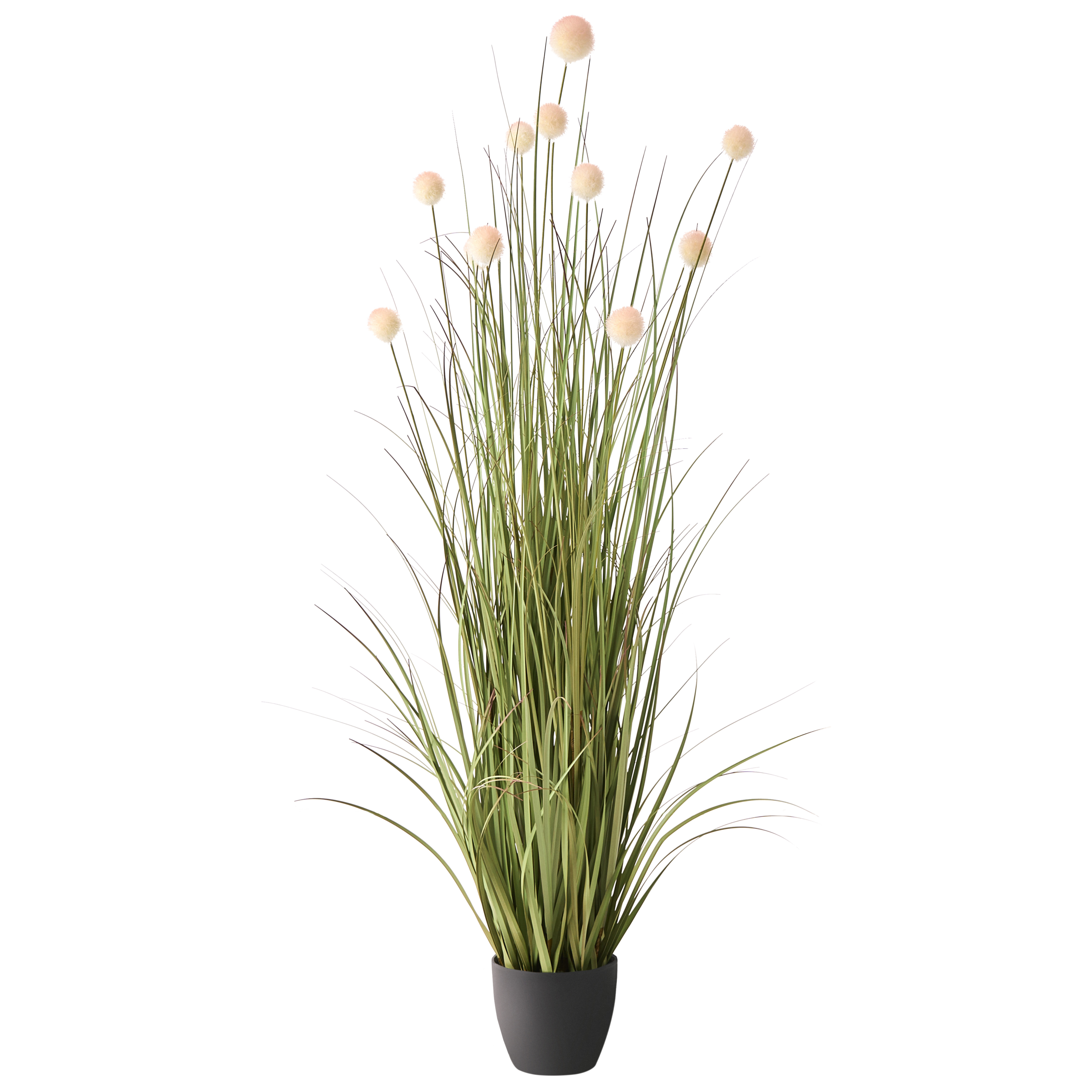 Konstgjord växt POMPOM GRASS 120 cm Grön