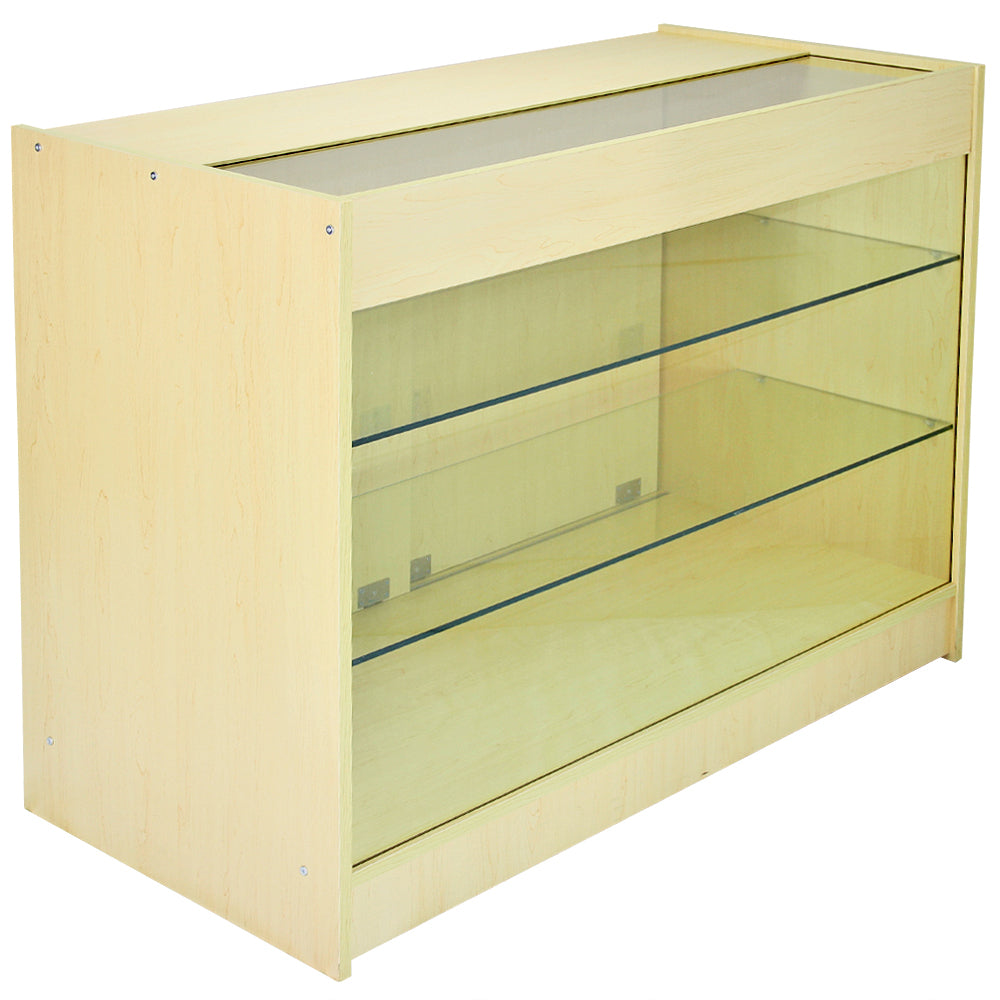 Glaserad produktdisplay av lönn - K1200