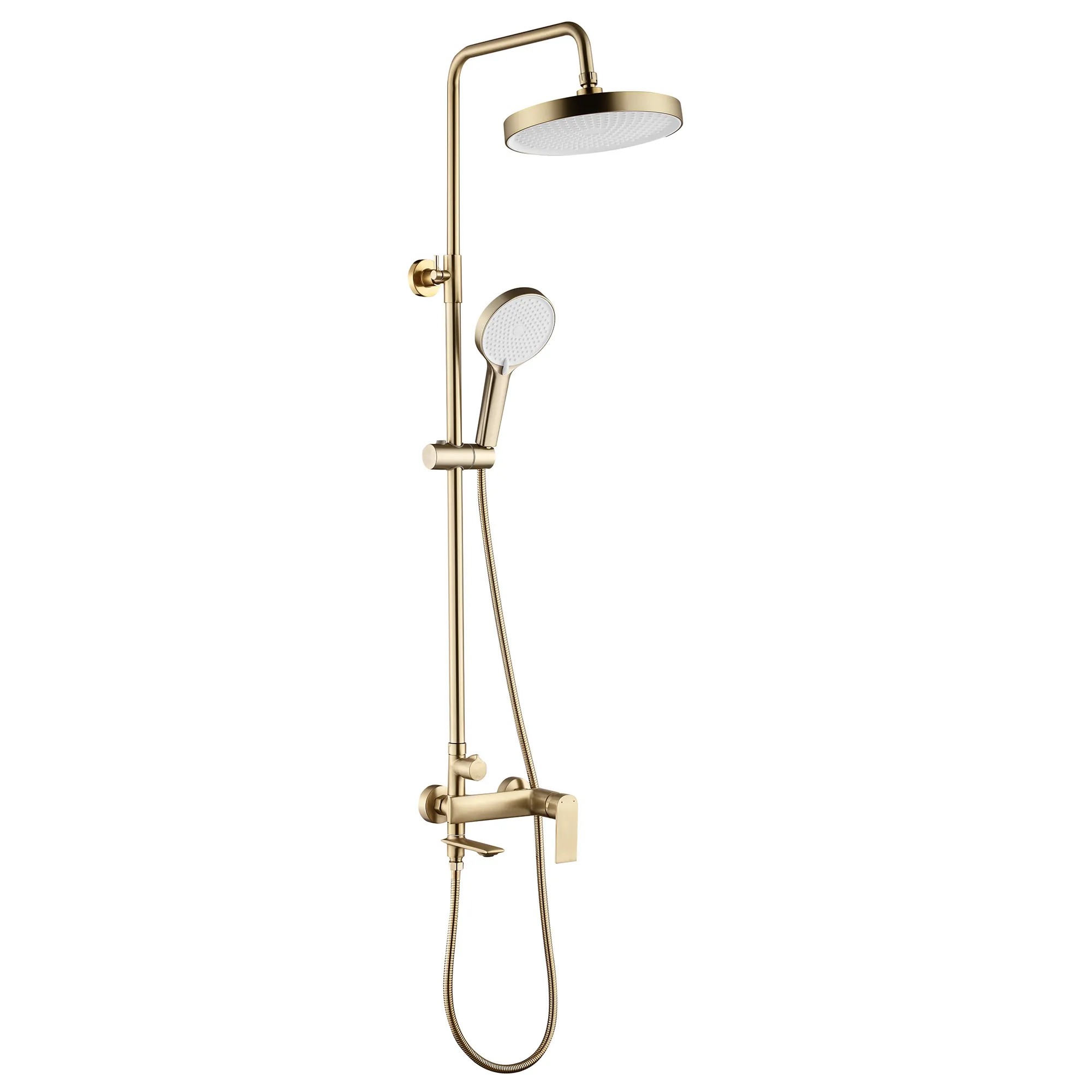 REA Duschset Veneta Borstat Guld, 45x32x136cm