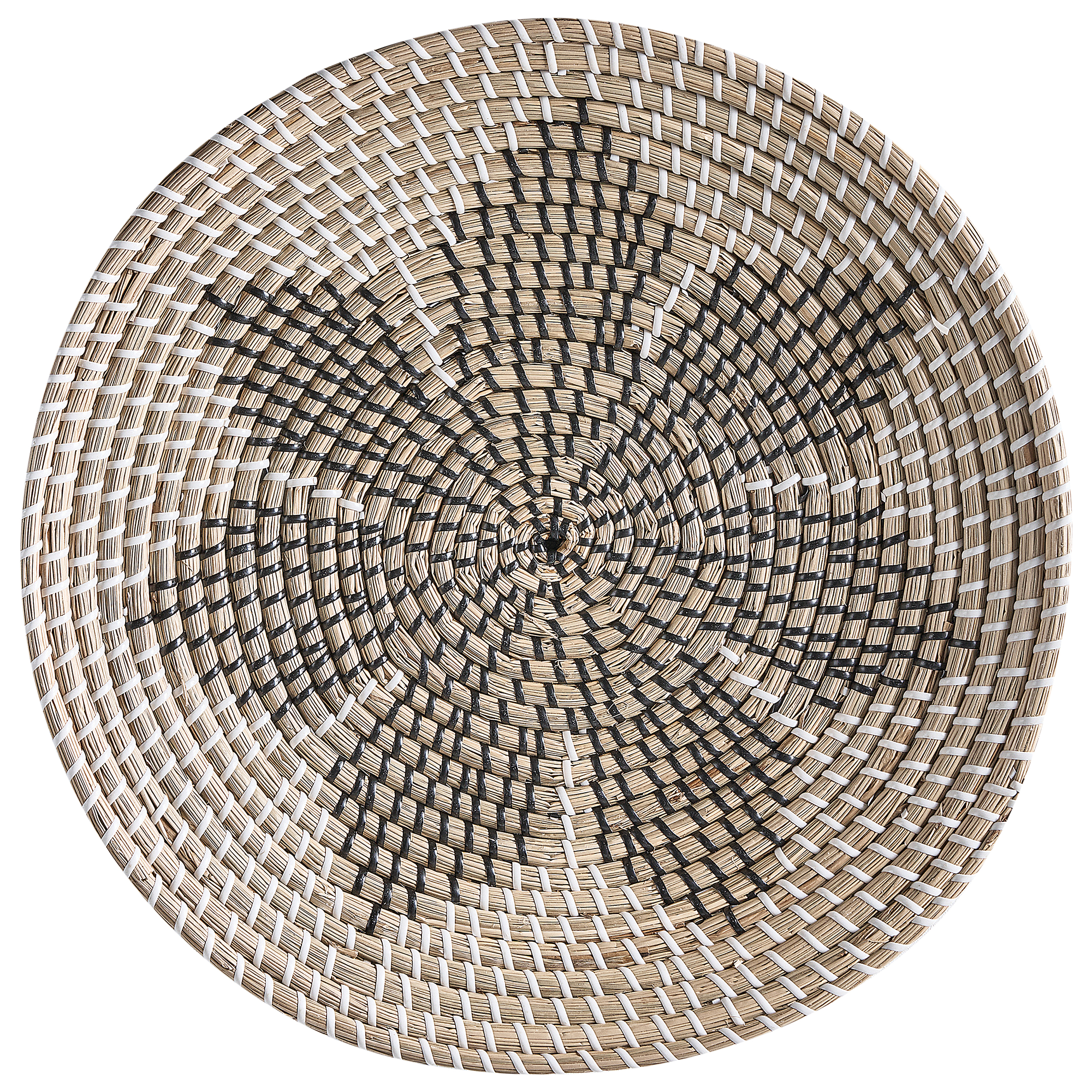 Set med 3 hängande dekorationer CANTHO 40/35/20 cm Sjögräs Svart