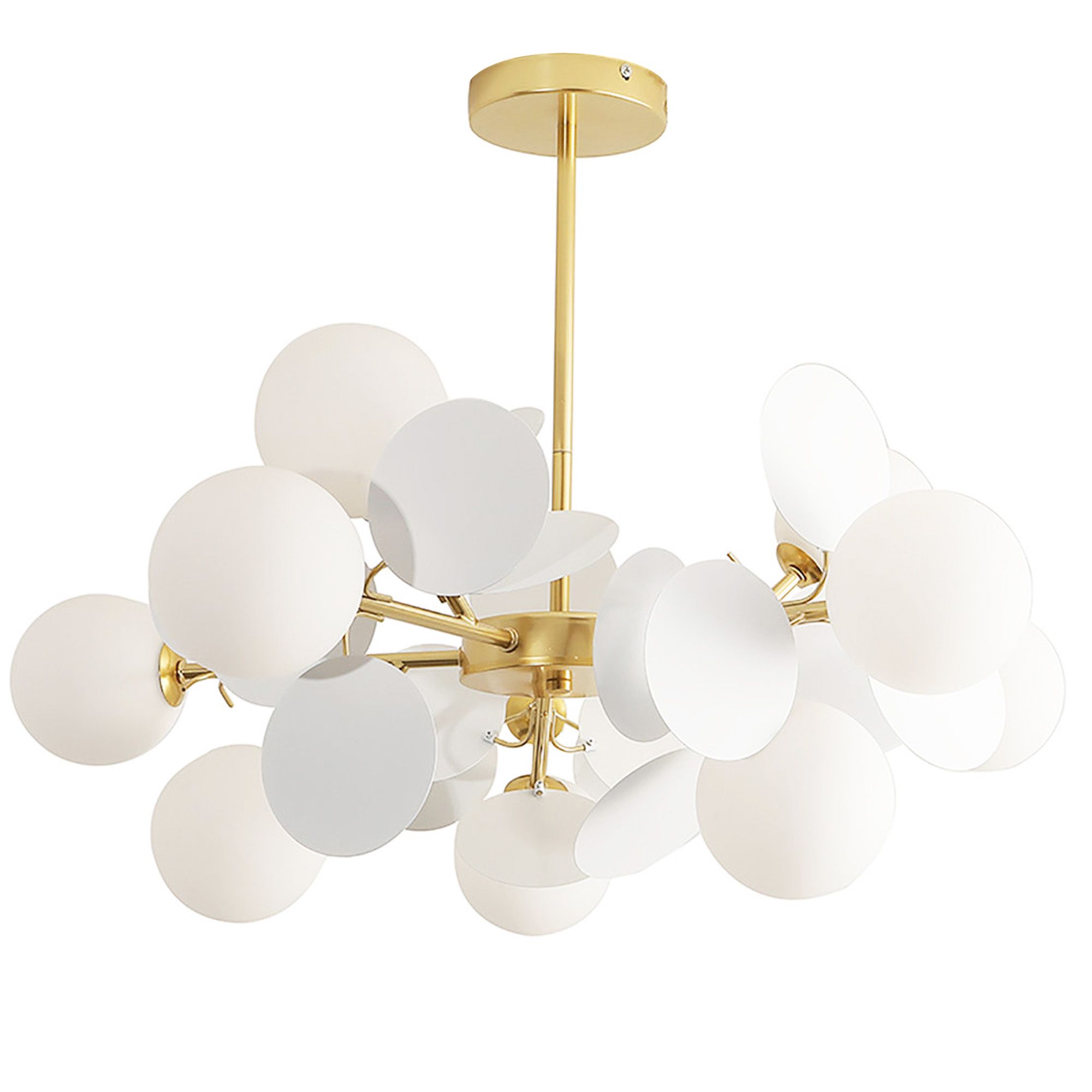 TOOLIGHT hängande taklampa APP1565-12 Guld 55x95x55cm