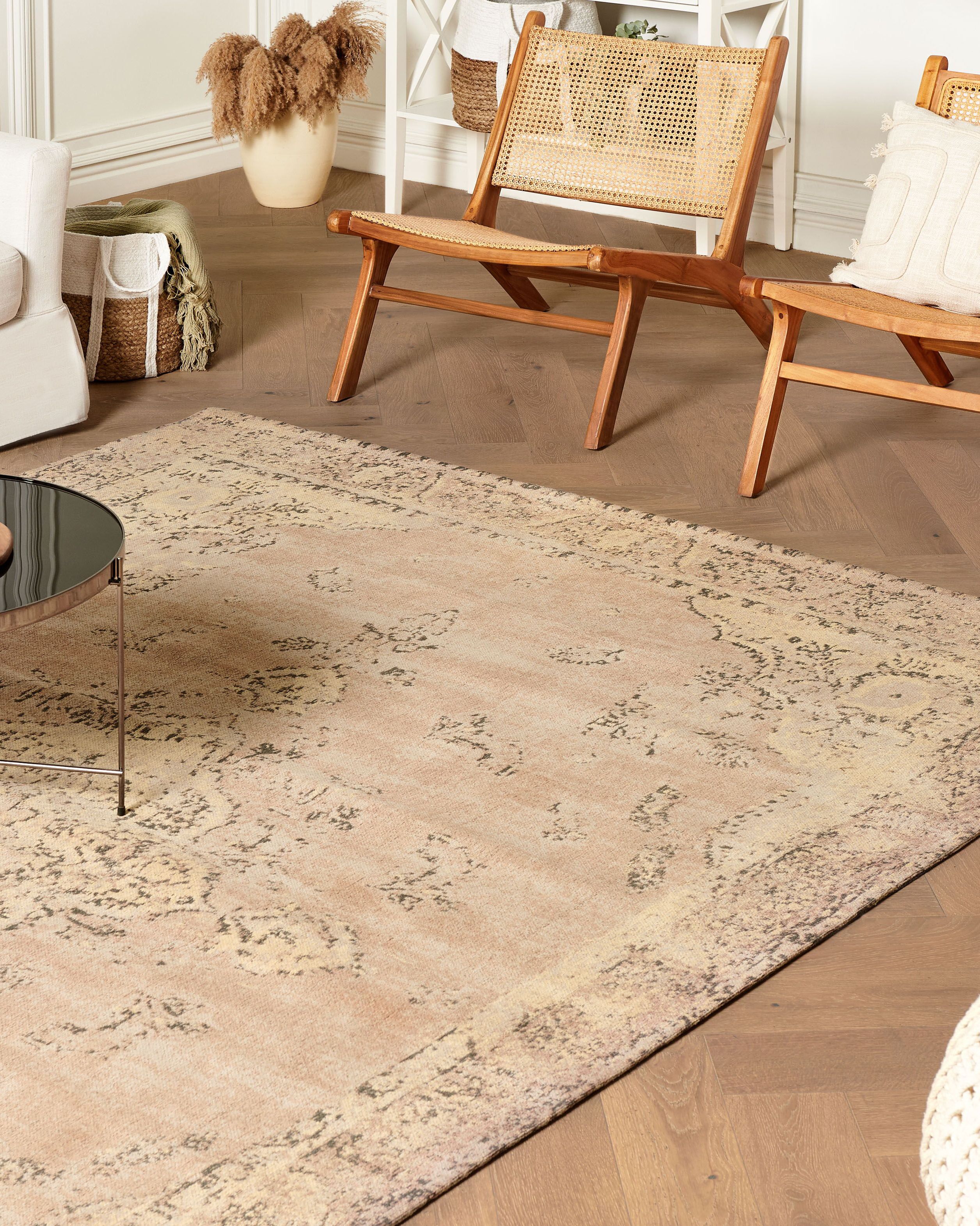 Matta MATARIM Beige 200 x 300 cm Bomull