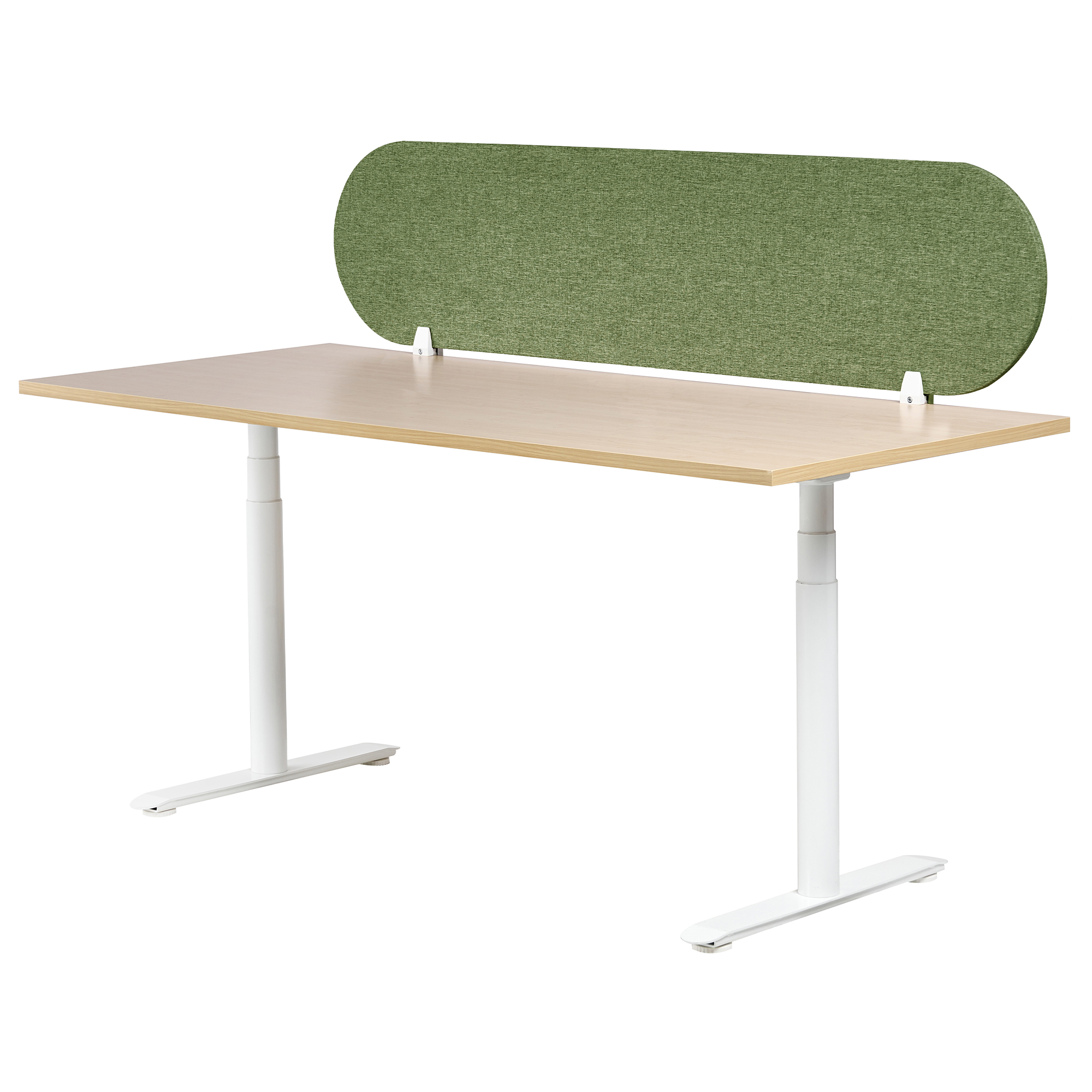 Skiljevägg för skrivbord SPARKY 160 x 40 cm Grön