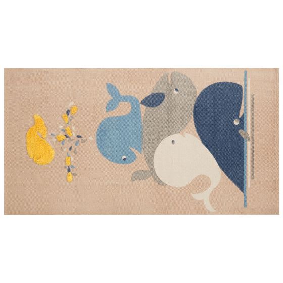 Barnmatta SEAI Beige 80 x 150 cm Bomull