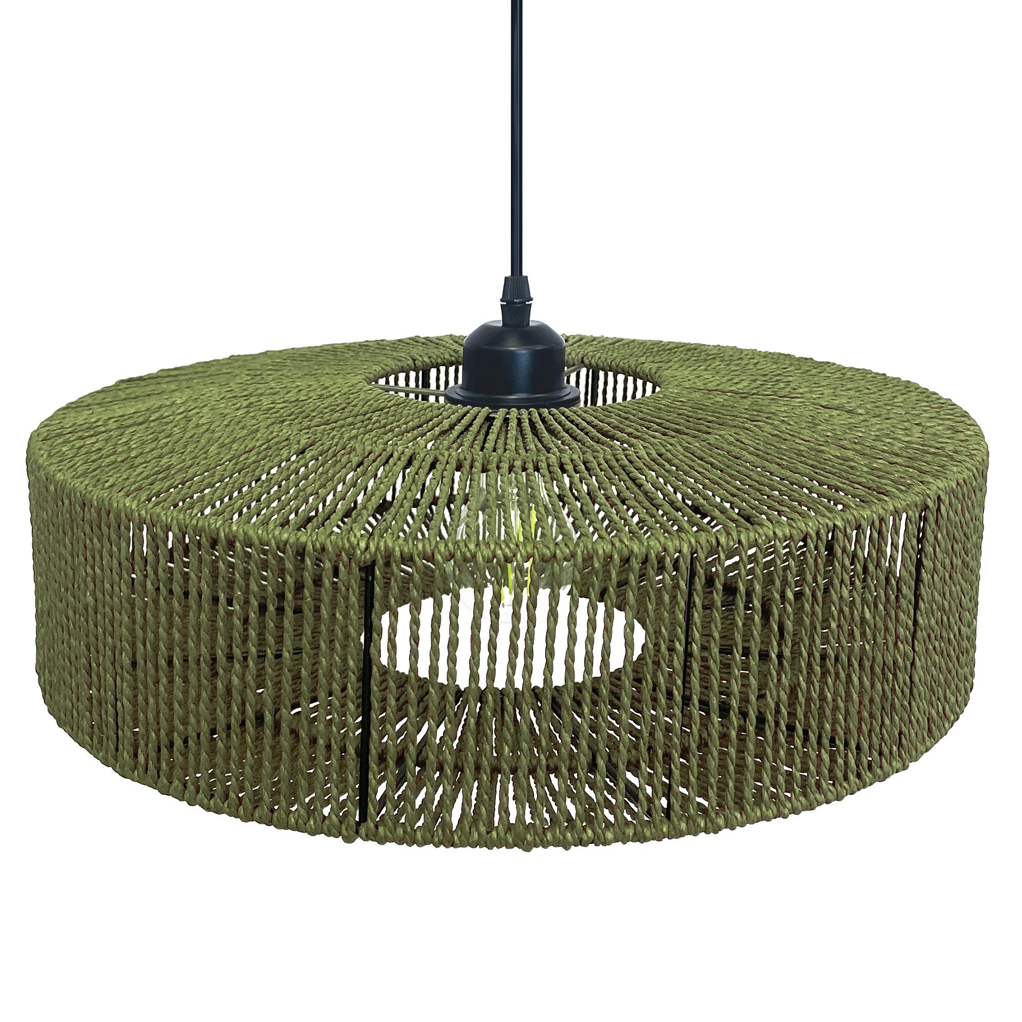 TOOLIGHT hängande taklampa APP1296-1CP Grön 40x40x103cm