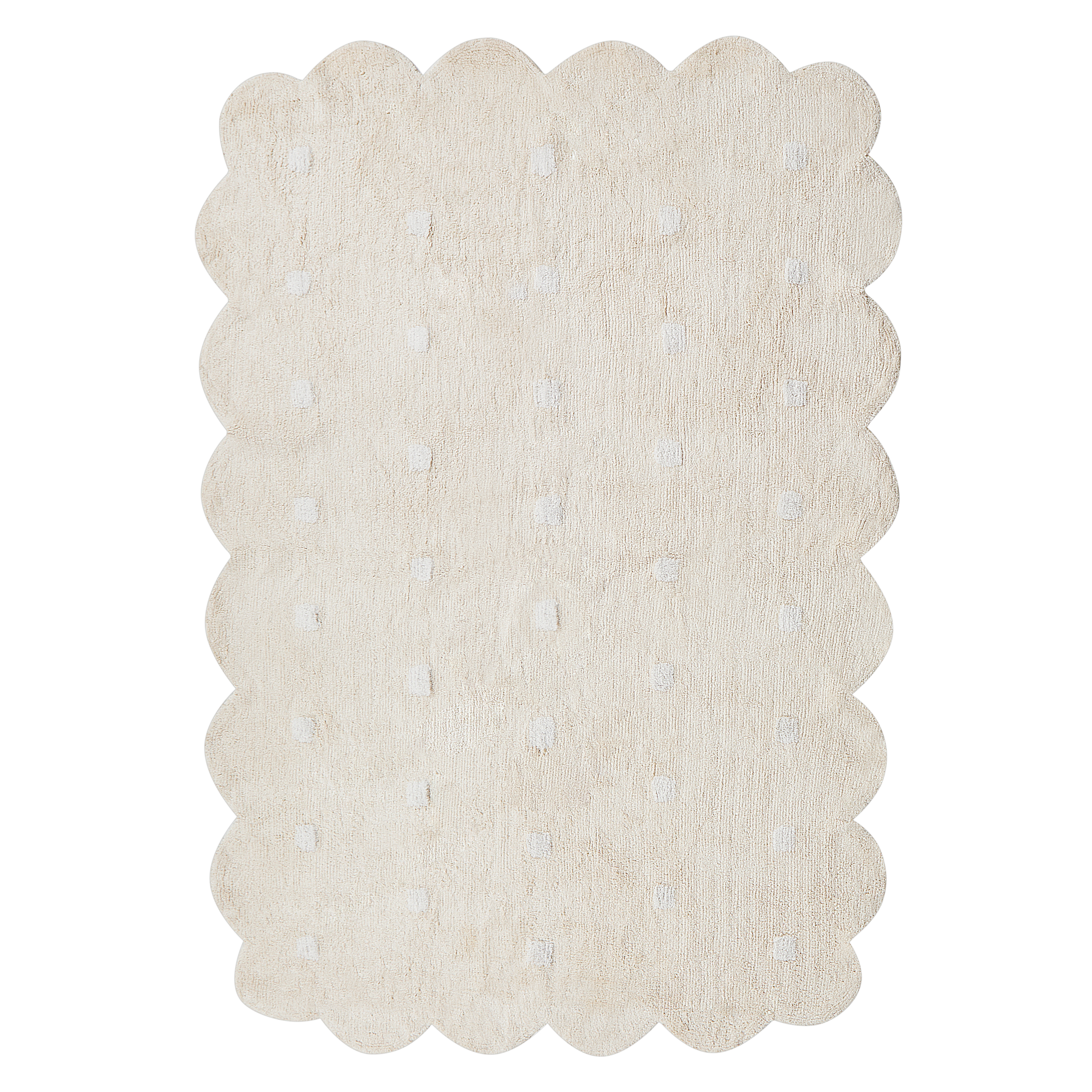 Barnmatta SAREKI Beige 140 x 200 cm Bomull
