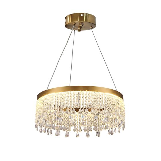 TOOLIGHT hängande taklampa APP1730-1CP 40cm LED Guld 40x40x85cm
