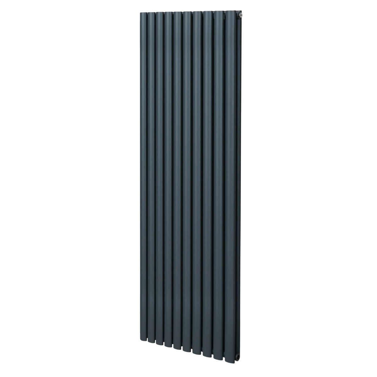 Oval pelarradiator – 1800 mm x 600 mm – Antracitgrå