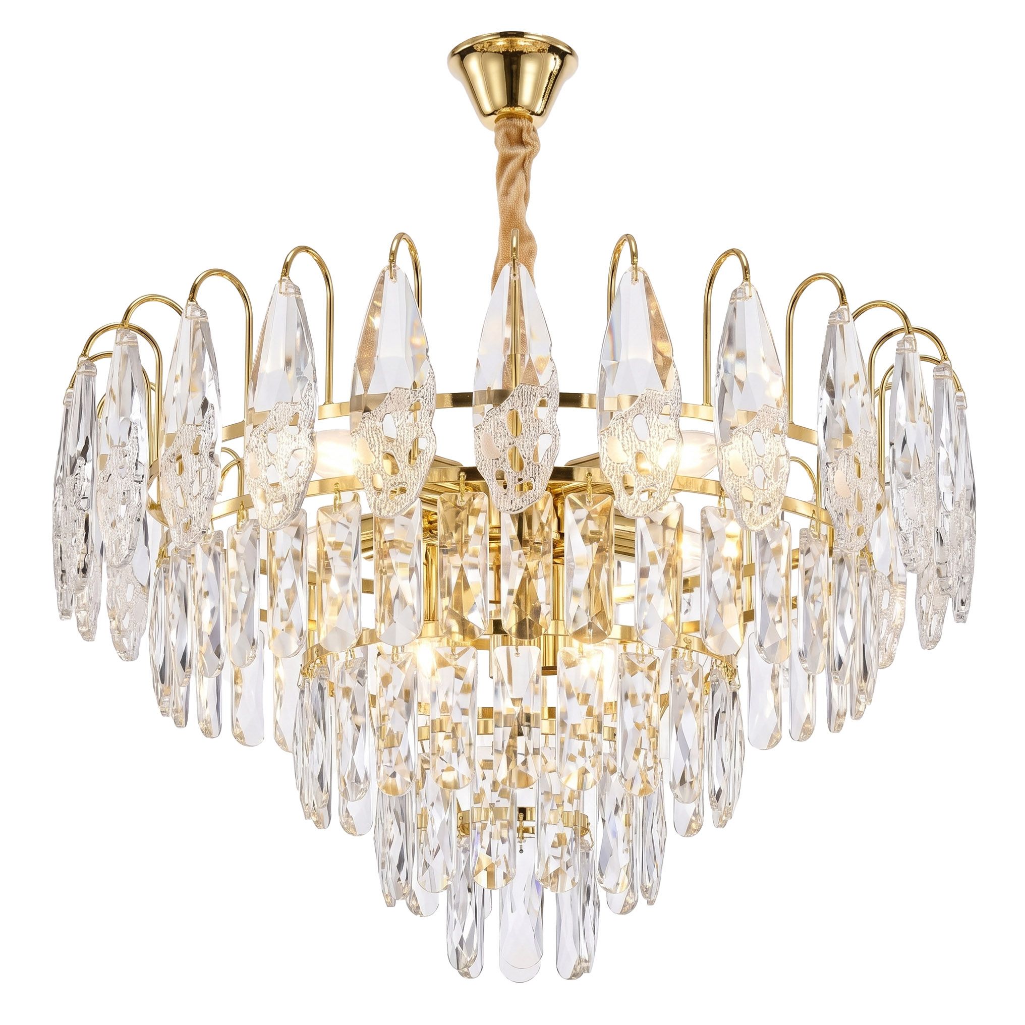 TOOLIGHT hängande taklampa SWE080-CP 50cm Guld 50x50x79,5cm