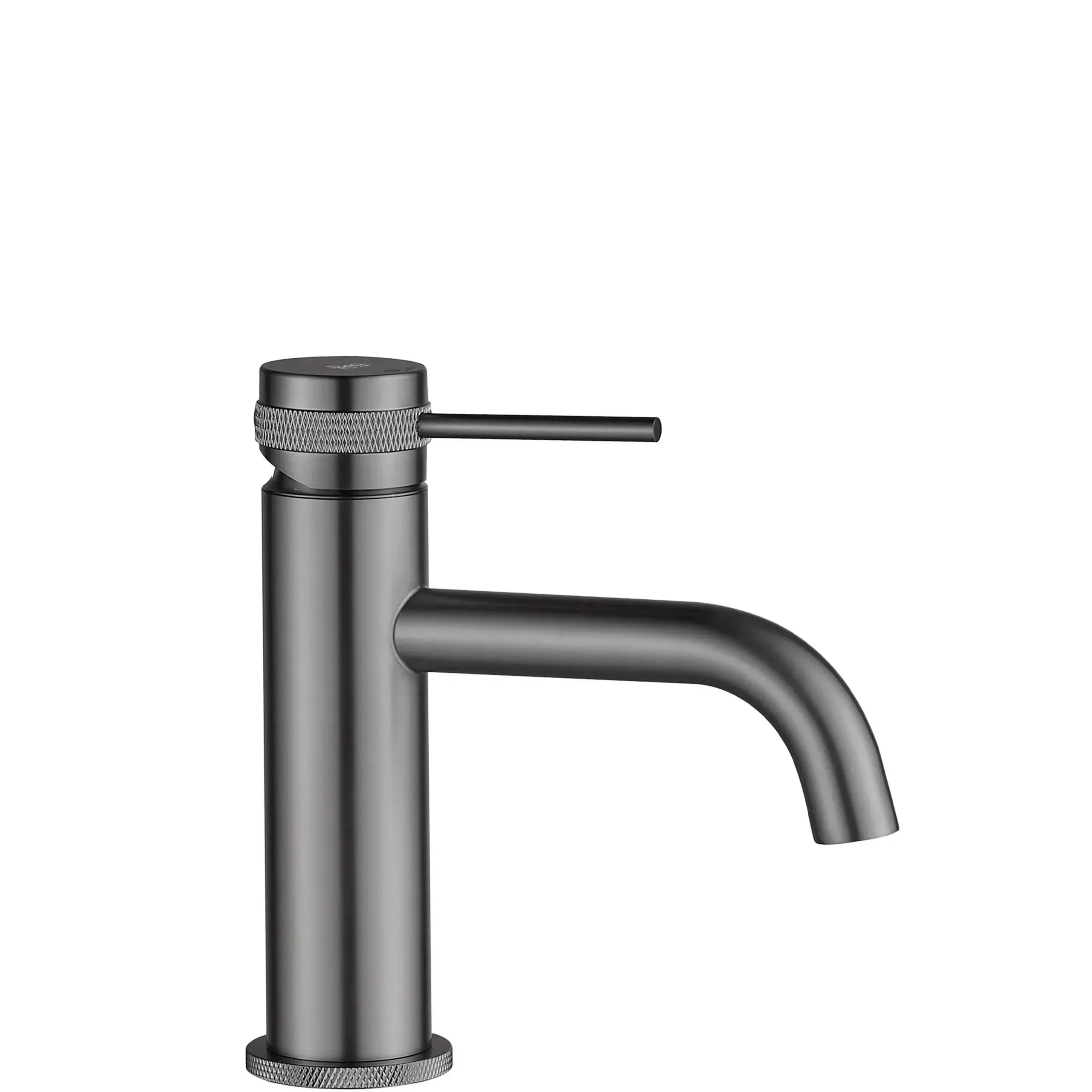 REA Tvättställsblandare LUNGO GRIP Låg Titan, 9,8x5x16,5cm