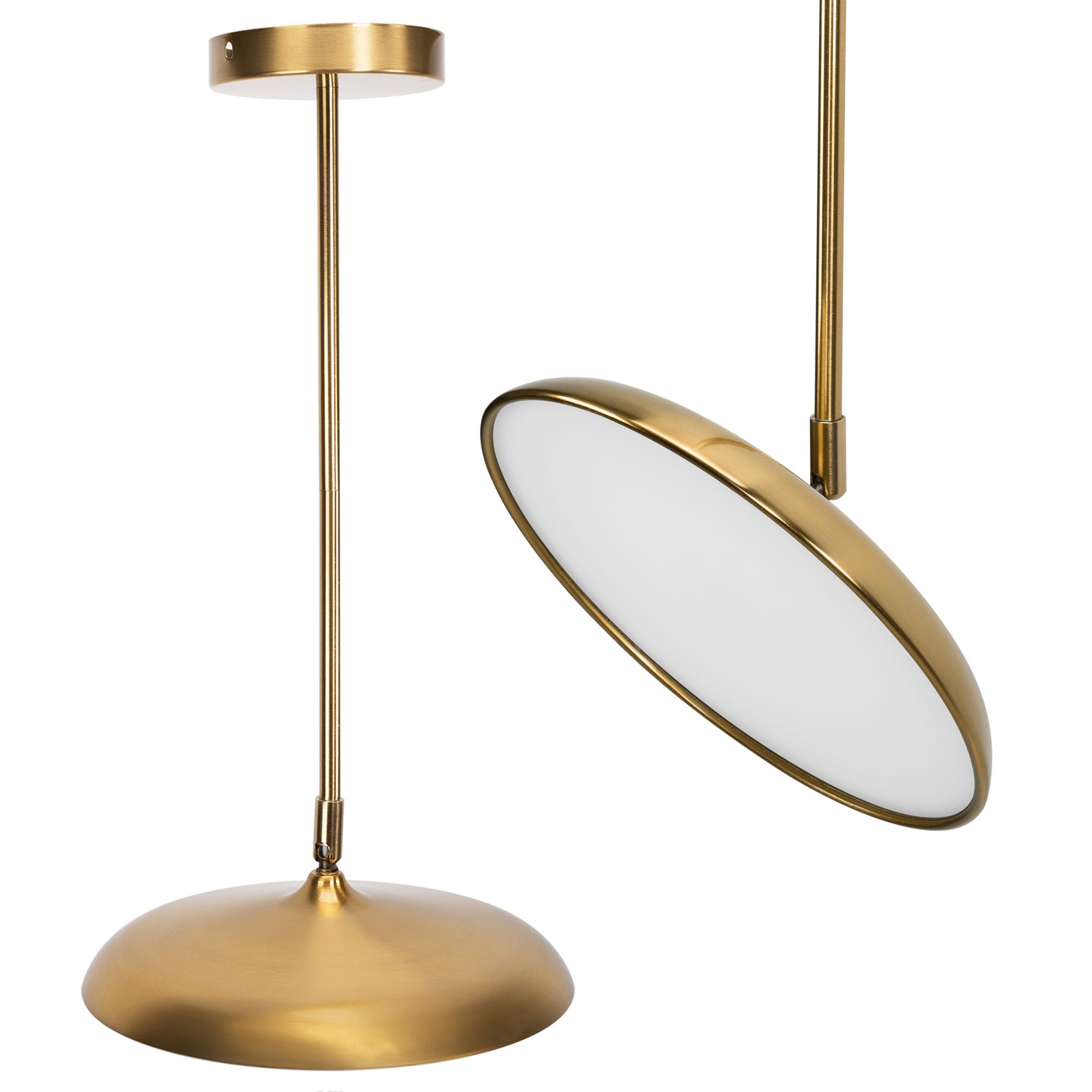 TOOLIGHT hängande taklampa LED APP1281-CP Guld 25x25x63cm