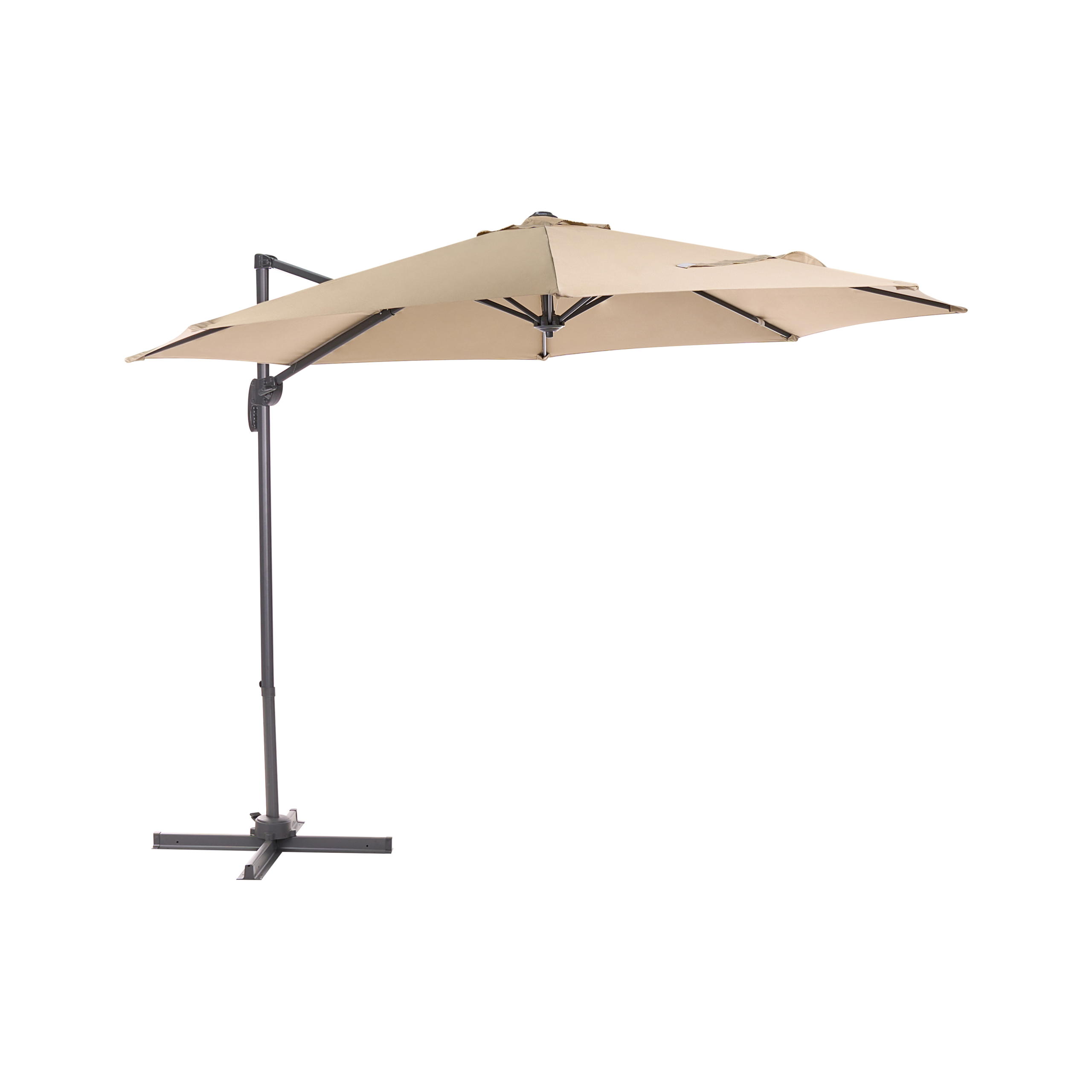 Frihängande parasoll 294 cm SAVONA Beige