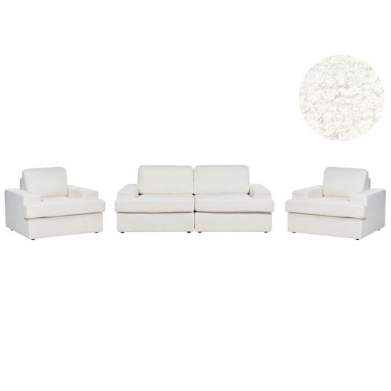 Soffgrupp 5-sits ALLA Bouclé Off-White