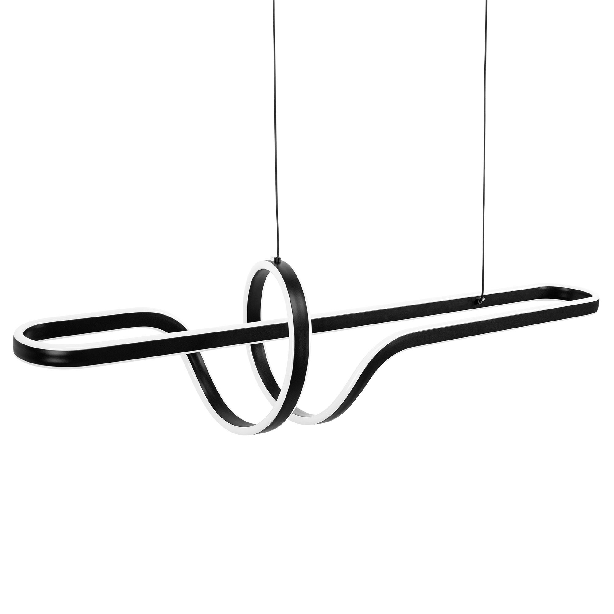 TOOLIGHT hängande taklampa LED G038-CP Svart 98x98x24cm