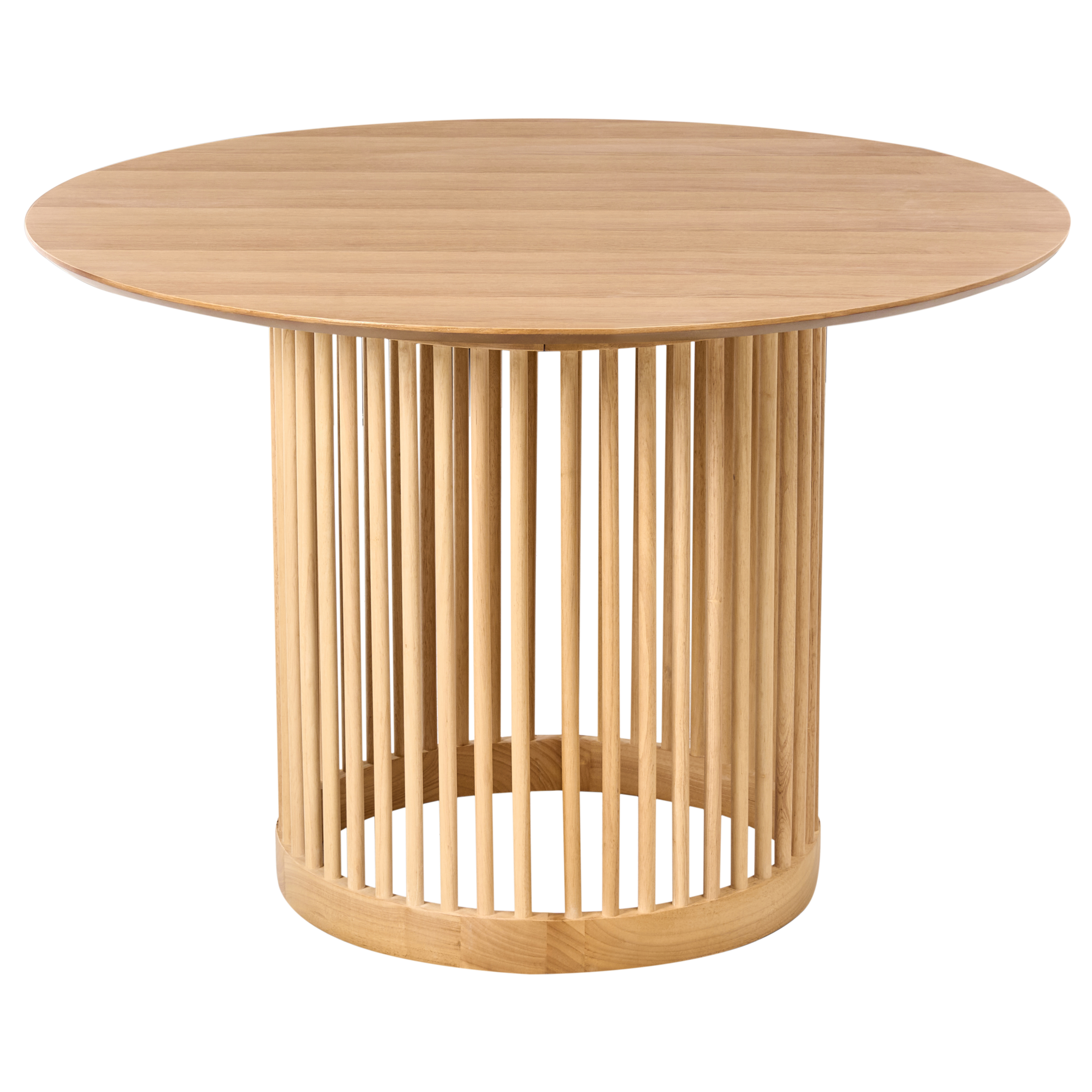 Matbord BOYLE Ljus ekfanér 110 cm 110 cm