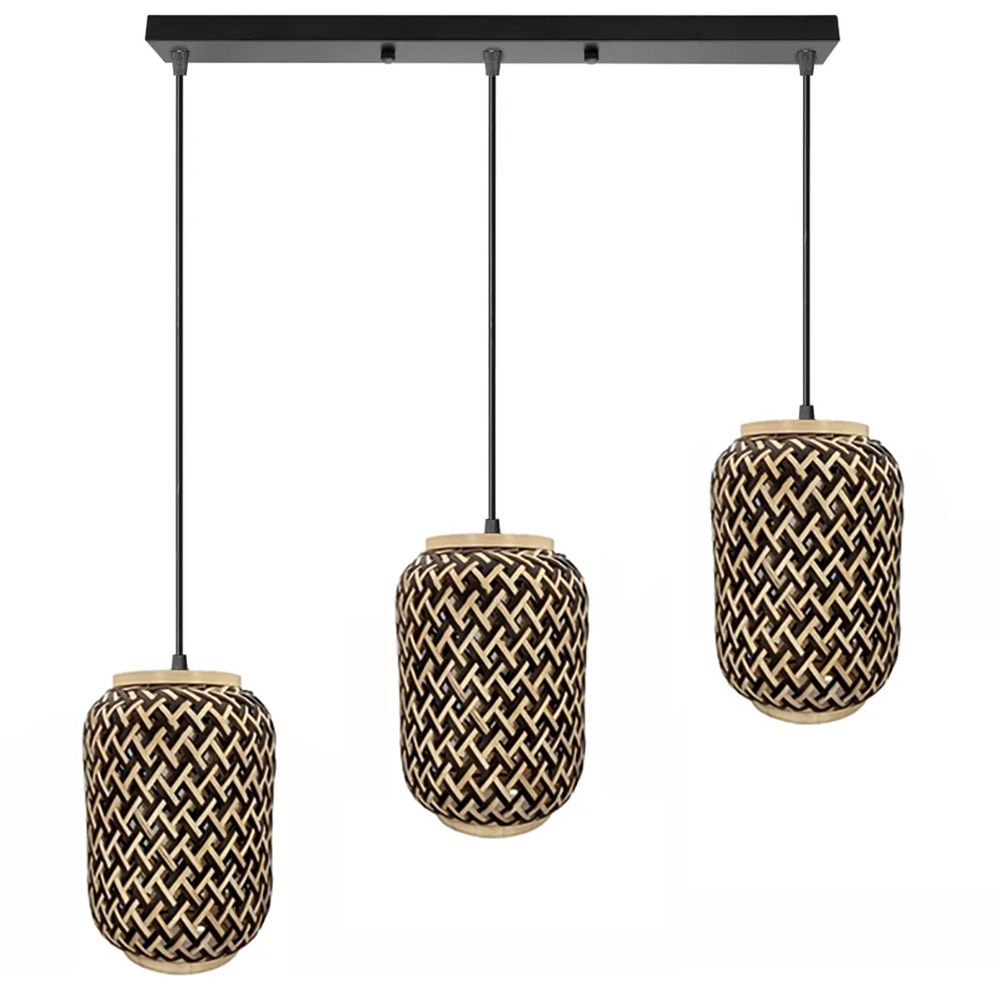 TOOLIGHT hängande taklampa APP1425-3CP Svart 76x16x24cm