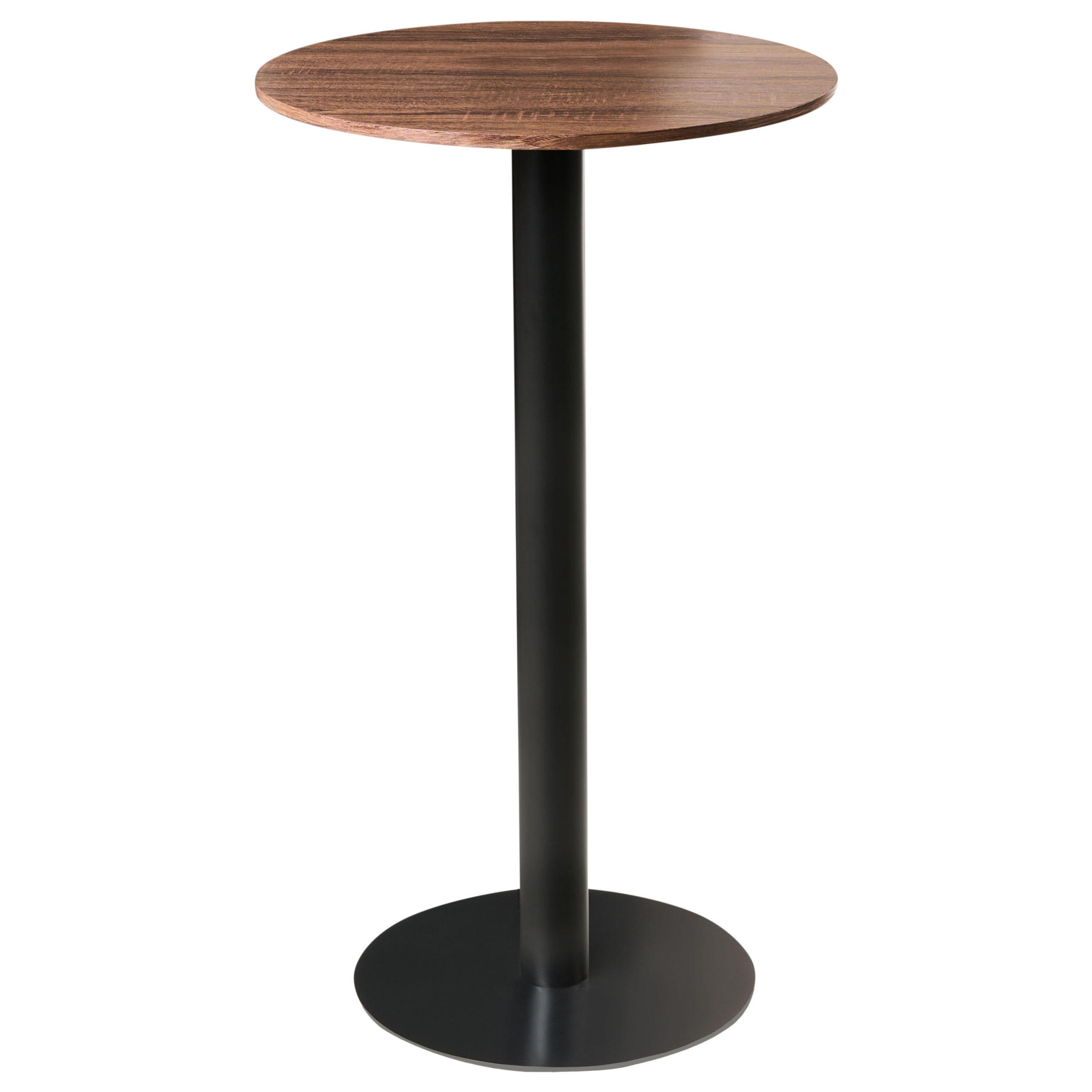 Barbord MORELLA Svart/ Mörkbrun 60 cm 60 cm