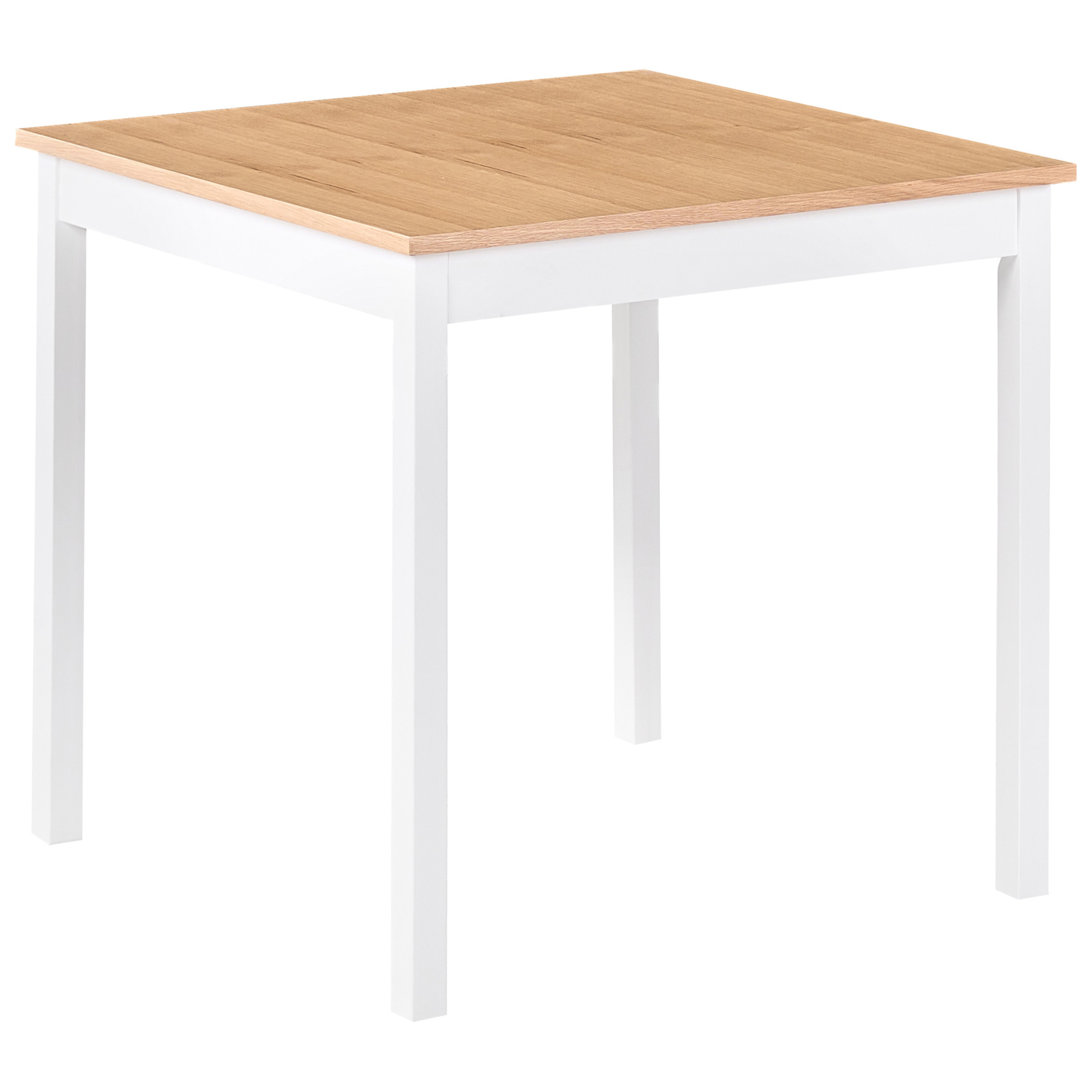 Matbord BATTERSBY Ljus ekfanér 80 cm 80 cm