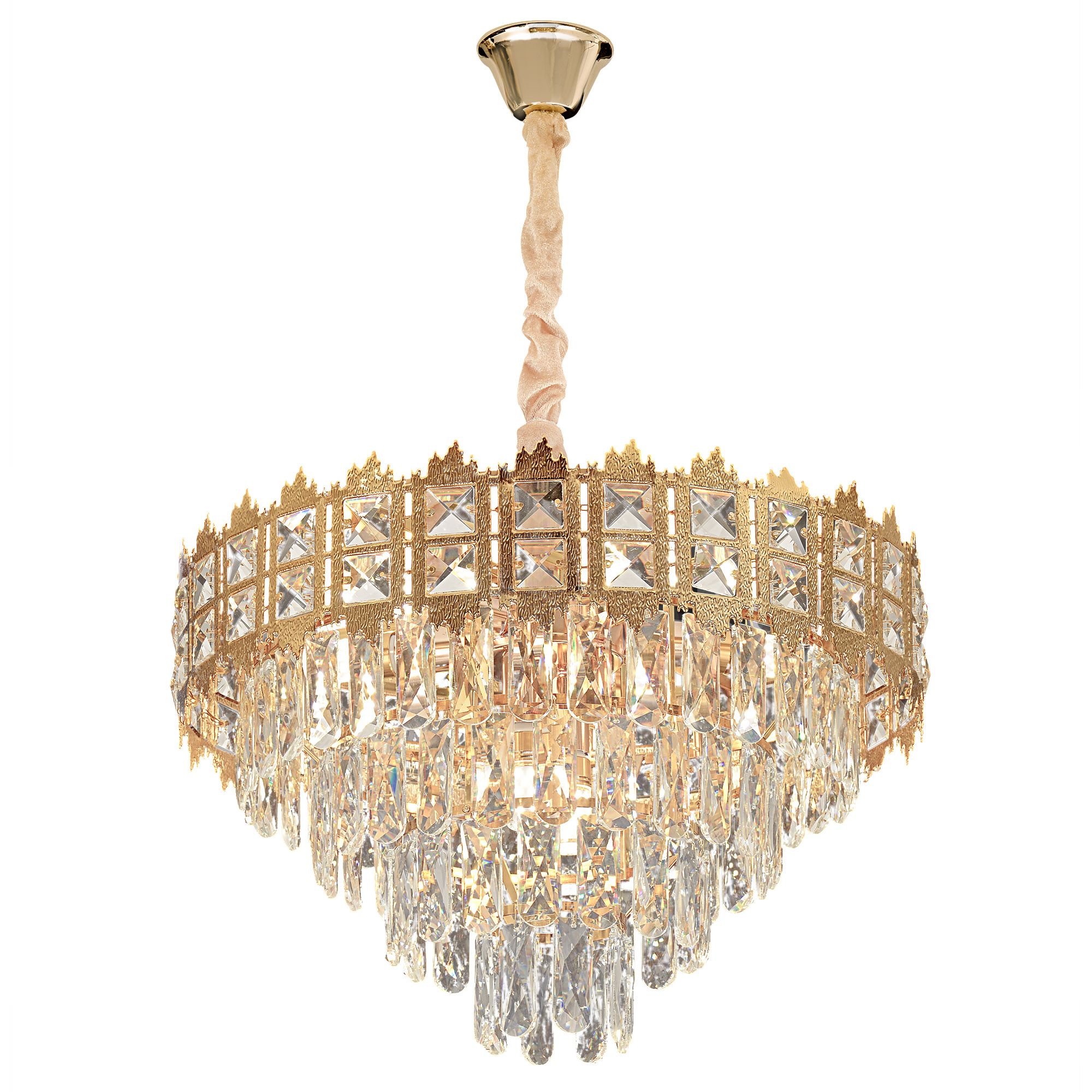 TOOLIGHT hängande taklampa G049-CP 60CM 60CM Guld 83x55x38cm