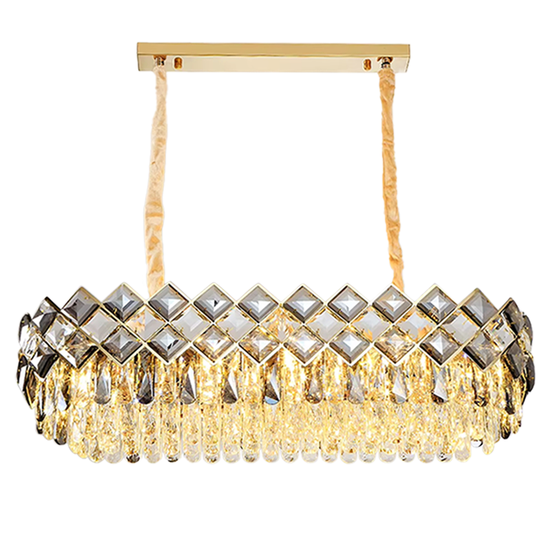 Toolight Hängande taklampa APP1539-12CP80 Guld 80x29x29cm