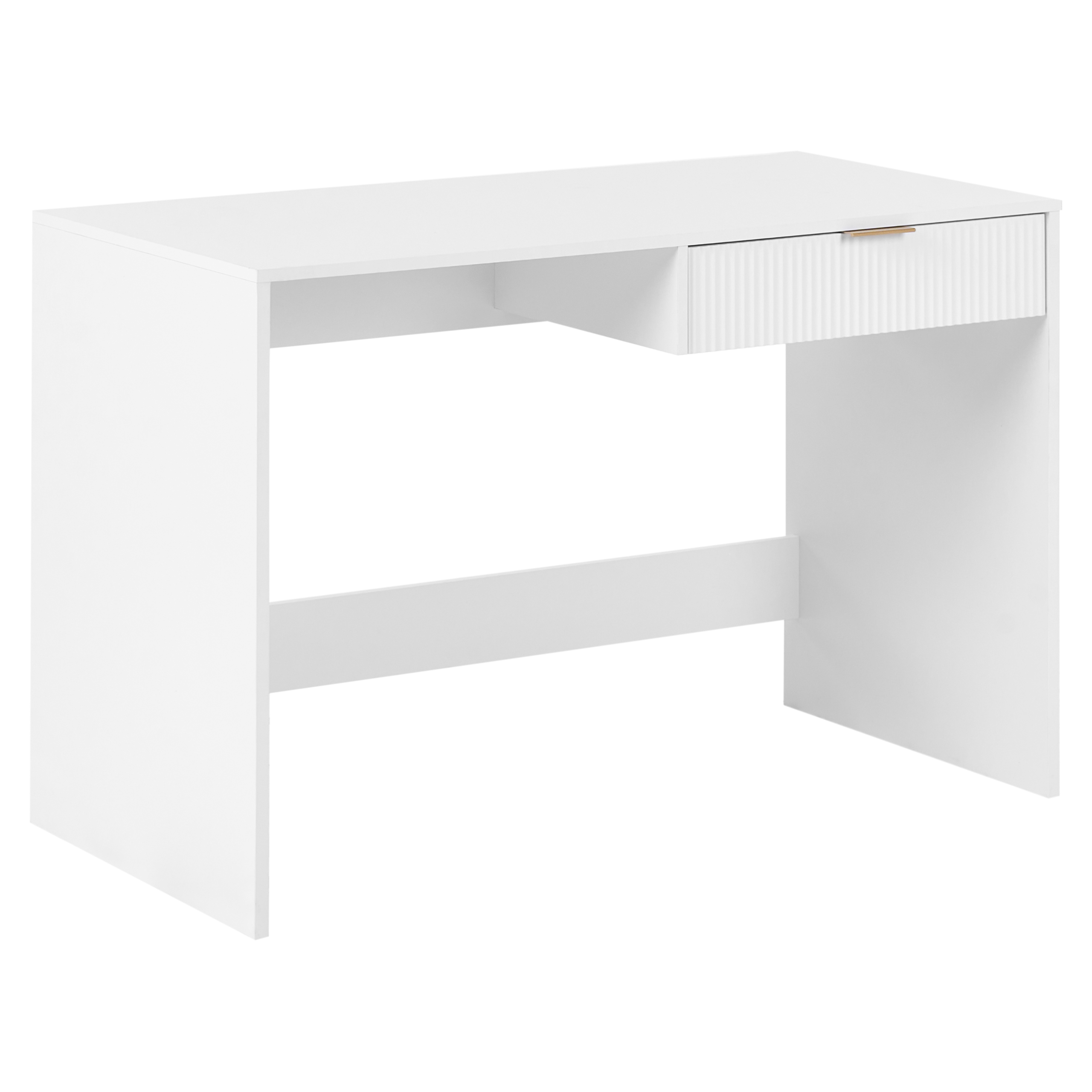 Skrivbord LUTETIA 120 cm 60 cm Vit