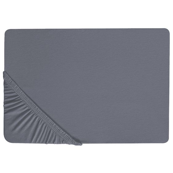 Dra-på-lakan JANBU 200 x 200 cm Bomull Mörkgrå