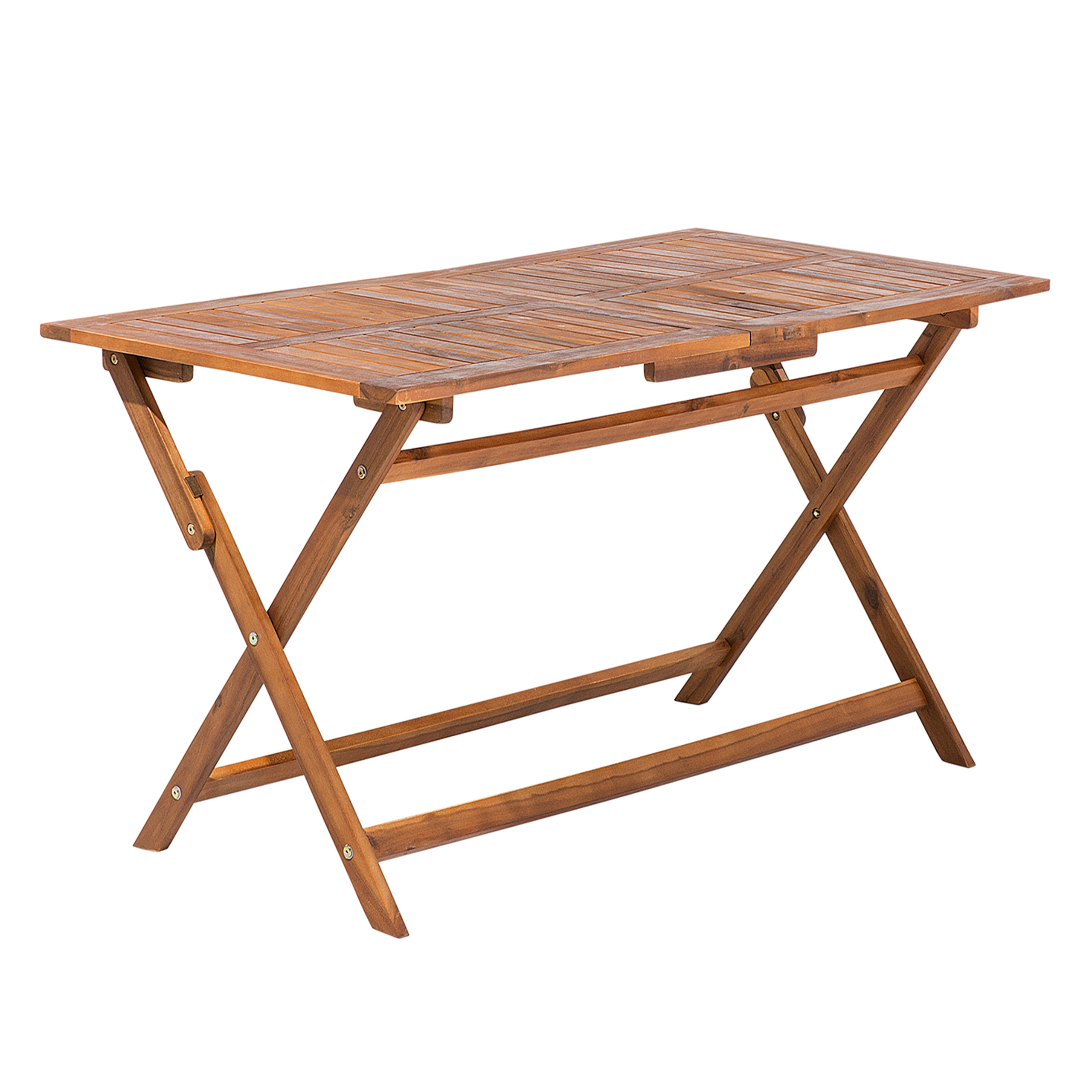Trädgårdsmatbord CENTO 140 cm 75 cm Akaciaträ Brun