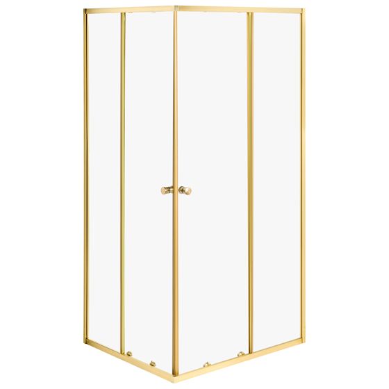 Duschväggar HUAPI 900 x 900 x 1900 mm Guld