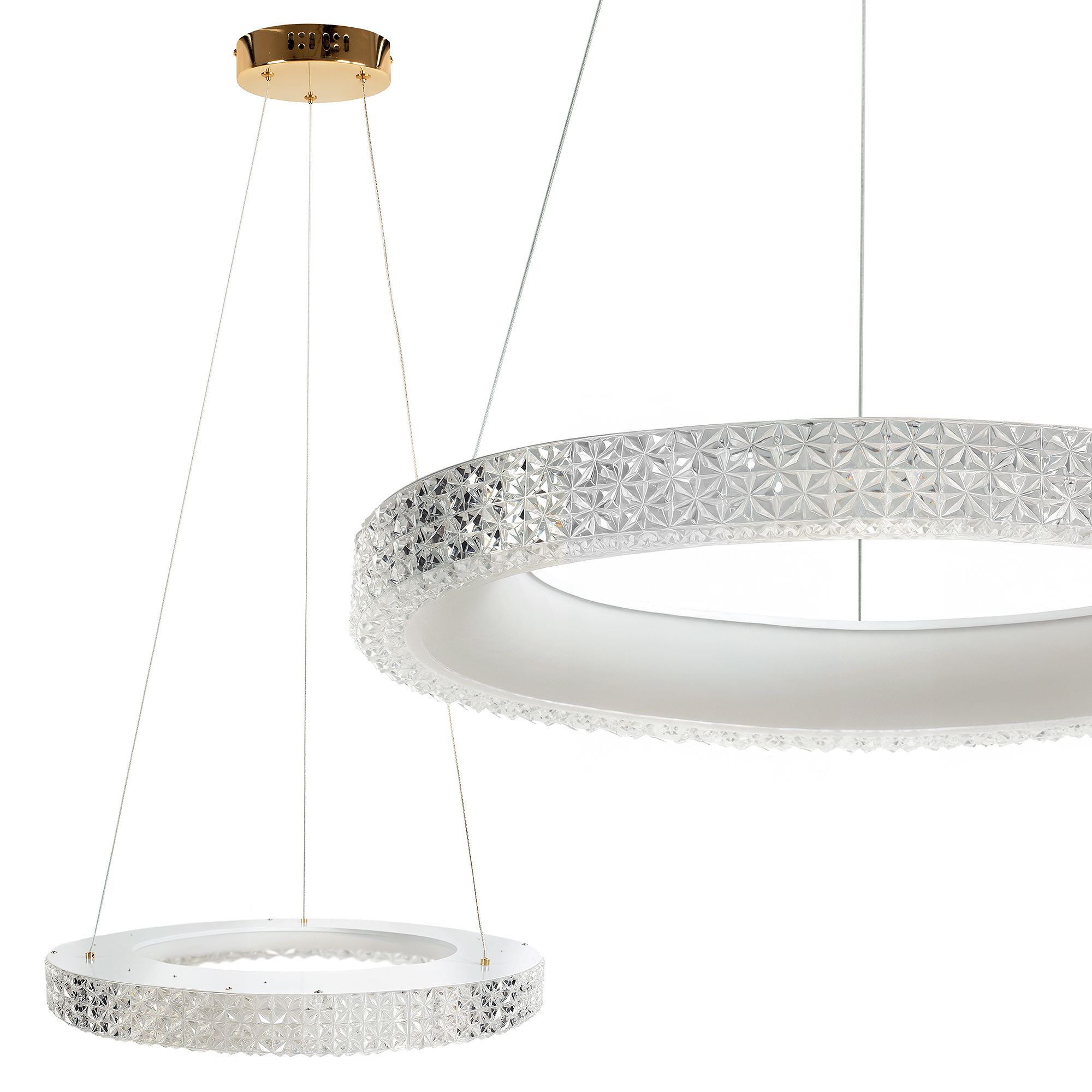 TOOLIGHT hängande taklampa MS002-CP 60CM LED Roséguld 60x60x5,5cm