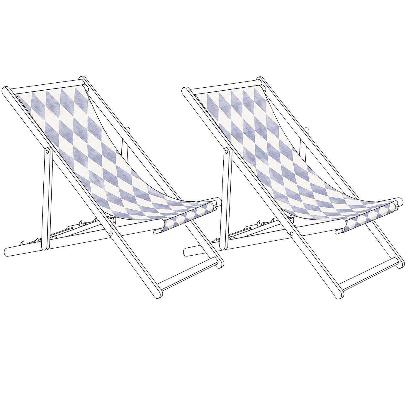 Set med 2 ersättningstyger för solstol ANZIO/AVELLINO 113 x 44 cm Grå