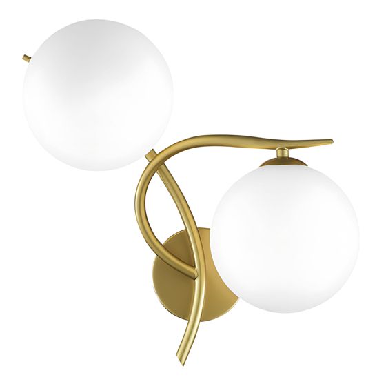 Toolight Vägglampa G132-2W LED Guld 23x23x30cm