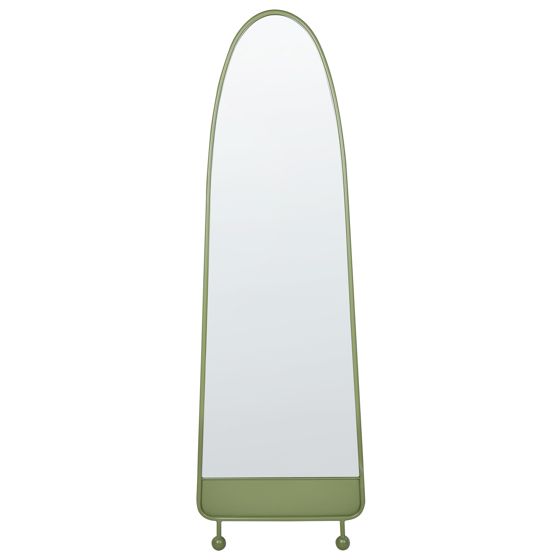 Väggspegel PARNAY 45 cm 146 cm Metall Olivgrön