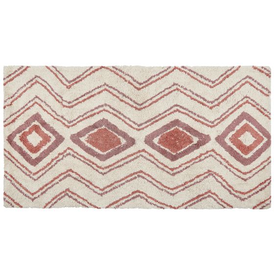 Matta KASTAMONU Beige 80 x 150 cm Bomull