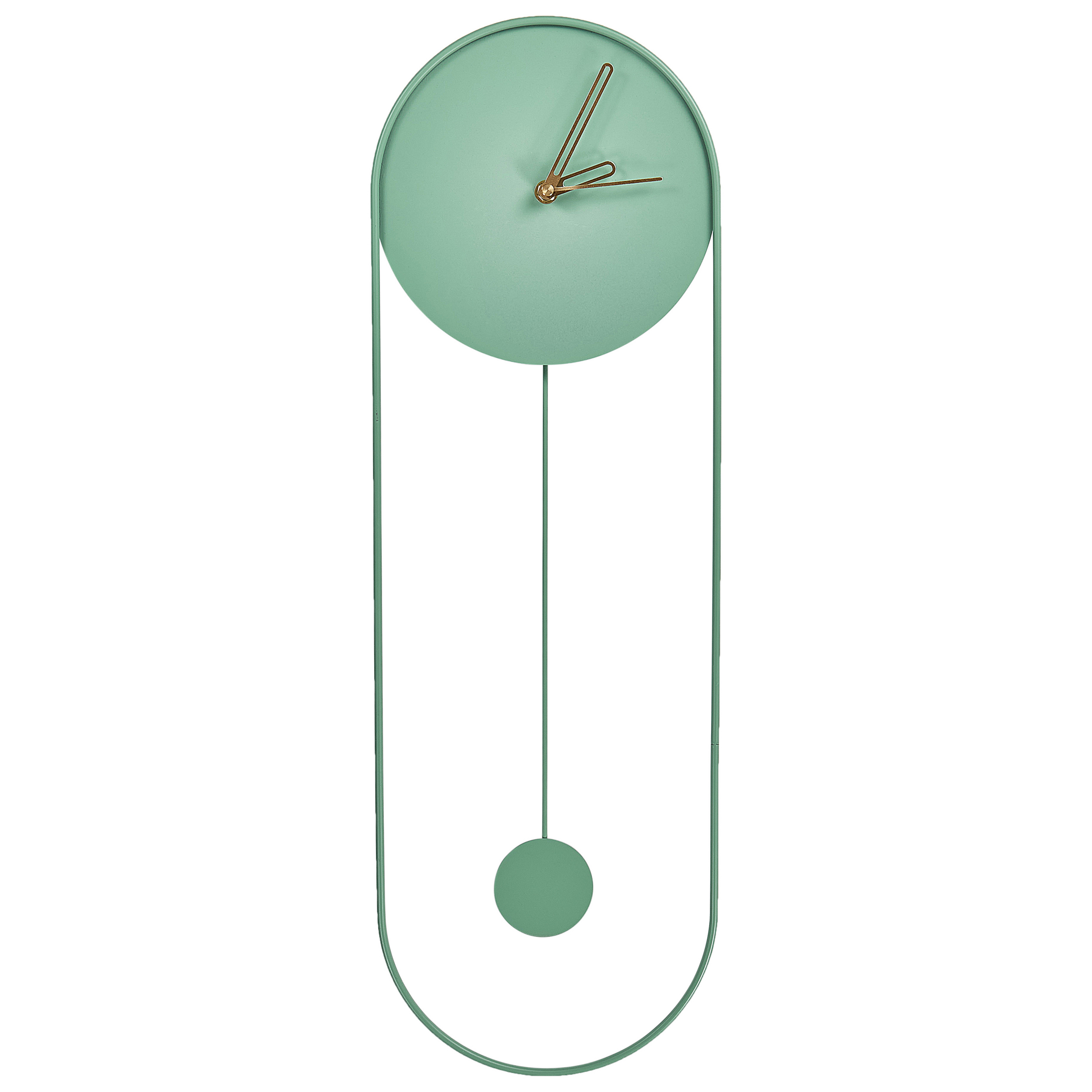 Pendelur SALVAN 20 cm Metall Ljusgrön