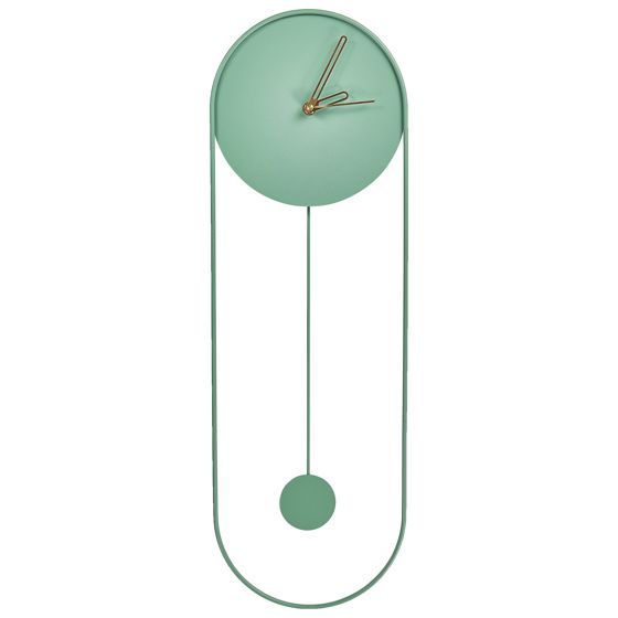 Pendelur SALVAN 20 cm Metall Ljusgrön