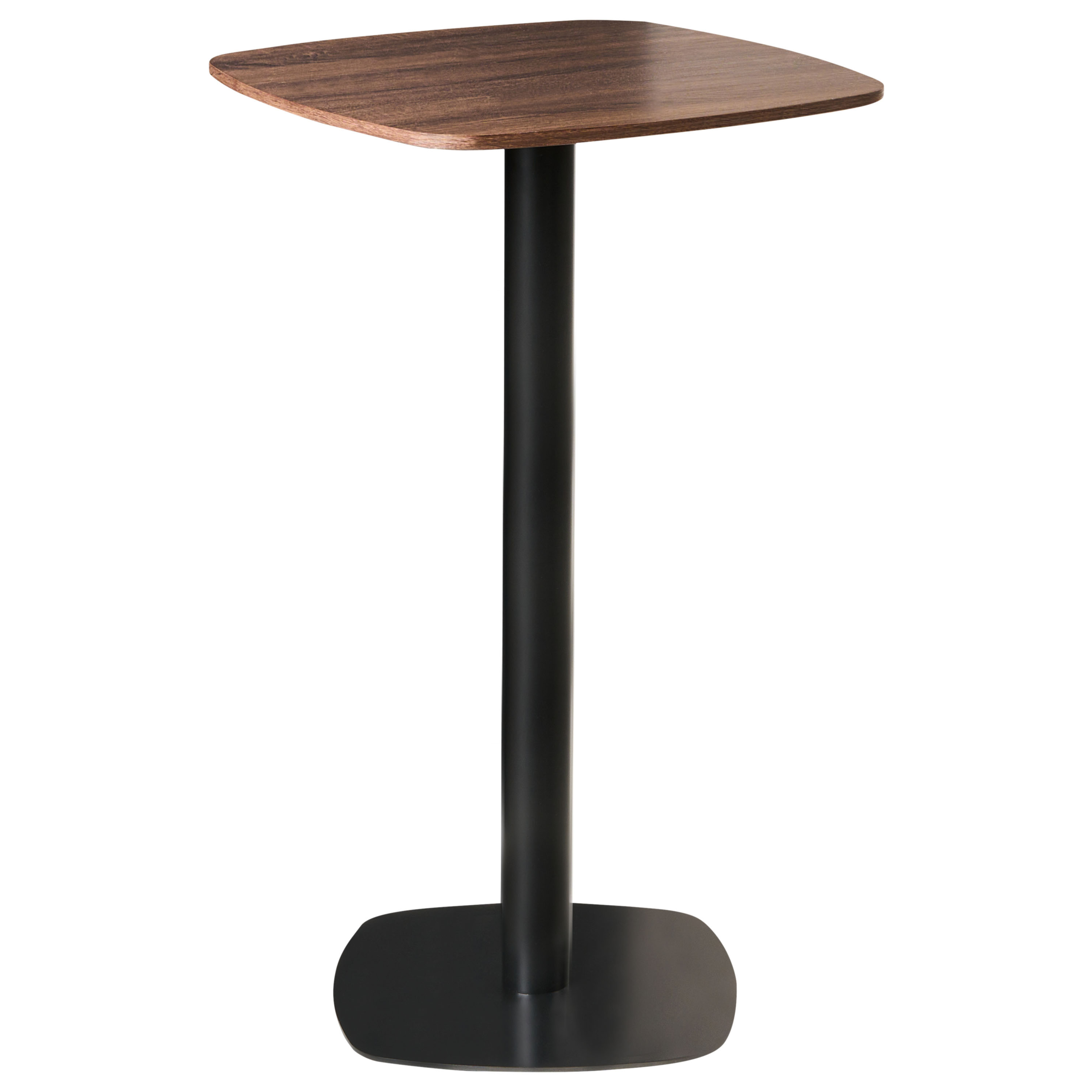 Barbord MORELLA Svart/ Mörkbrun 60 cm 60 cm