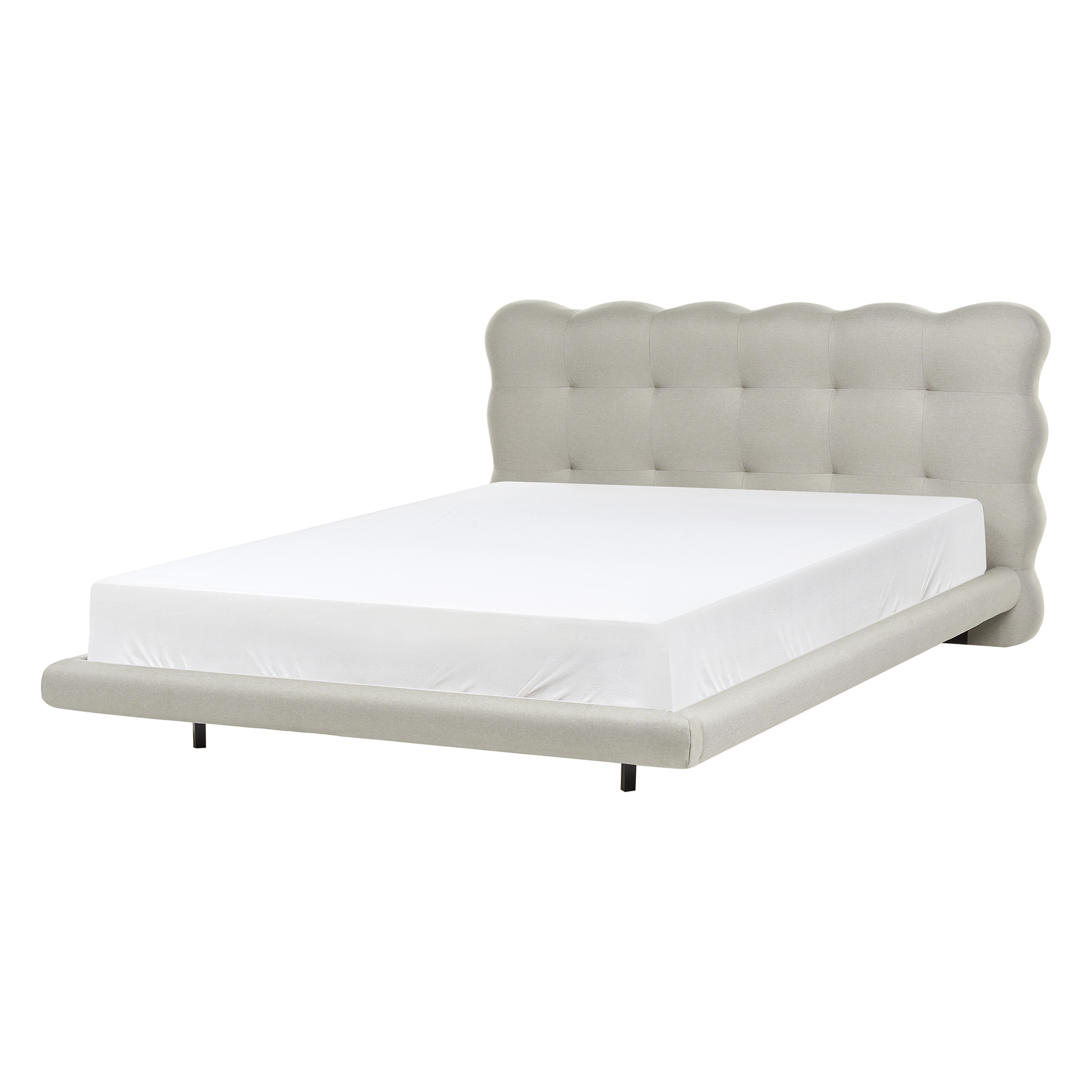 Säng med lamellram SOULISSE 140 x 200 cm Beige
