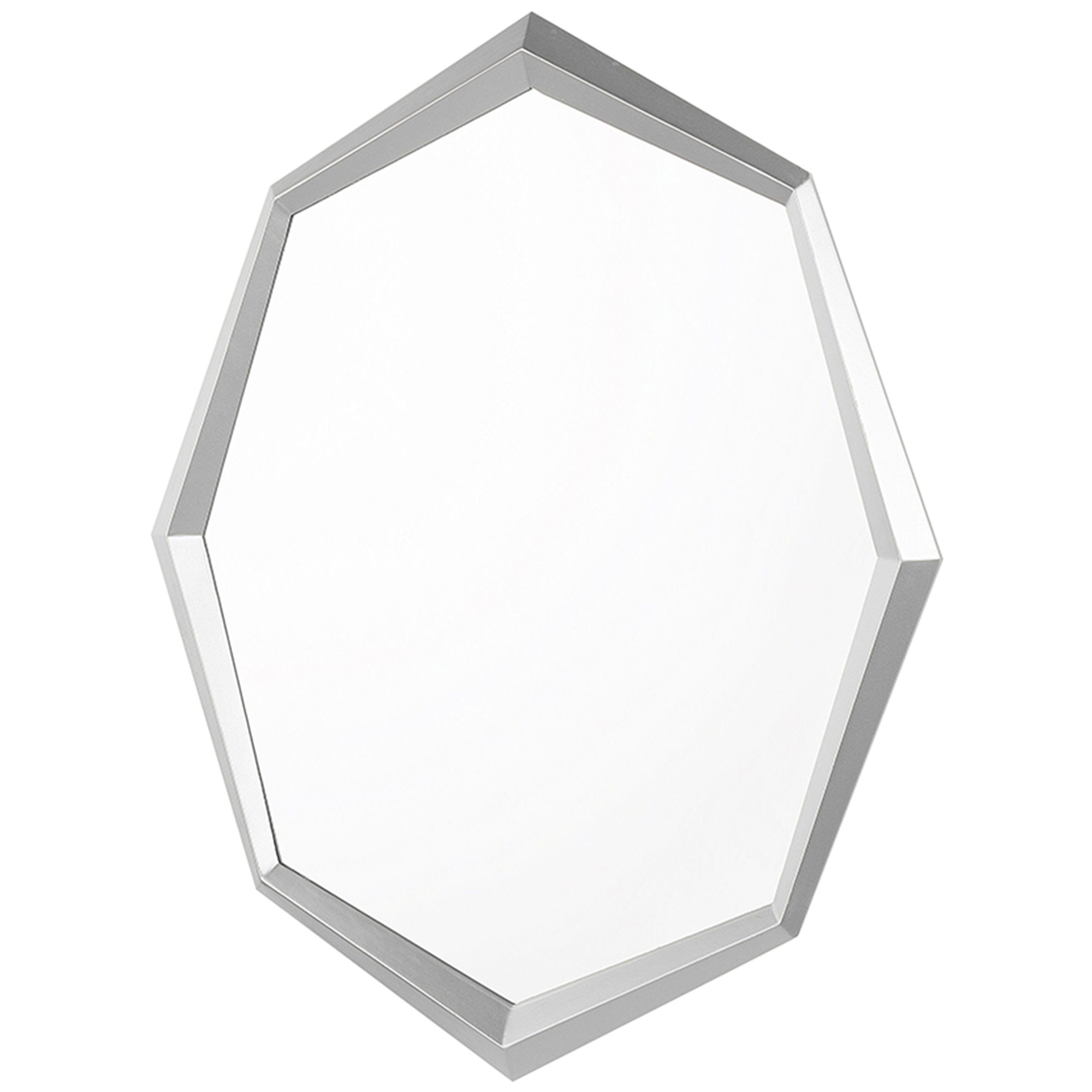 Väggspegel OENO 66 cm 91 cm Silver