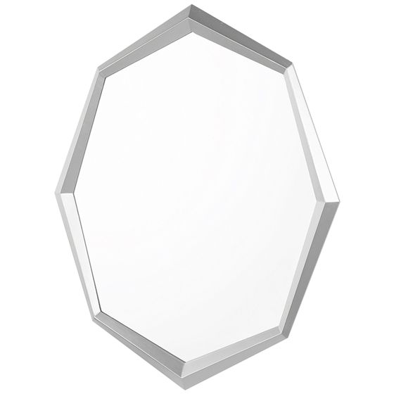 Väggspegel OENO 66 cm 91 cm Silver
