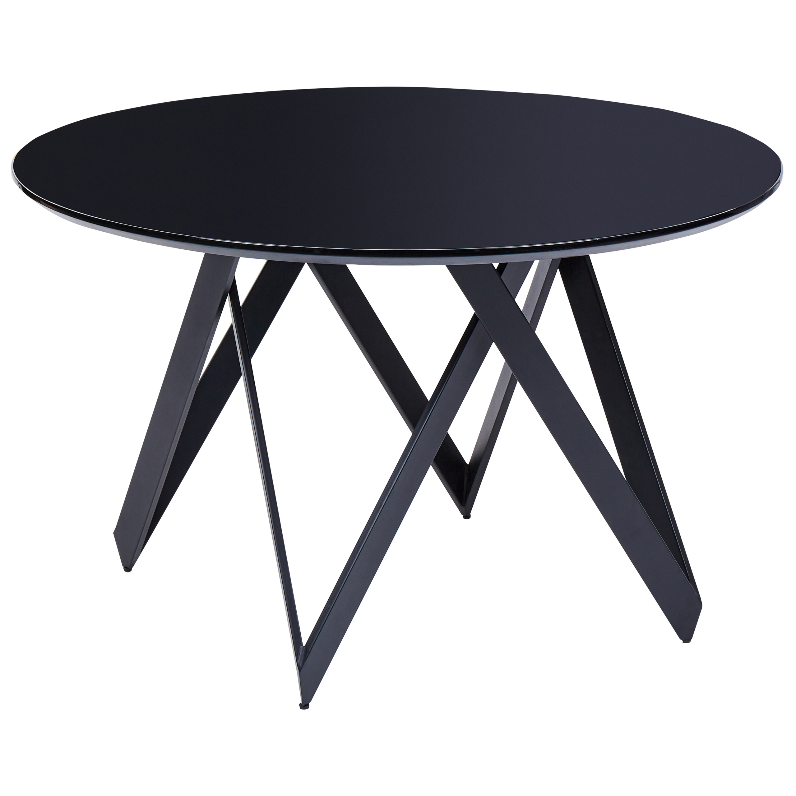 Matbord OXHILL Svart 120 cm 120 cm