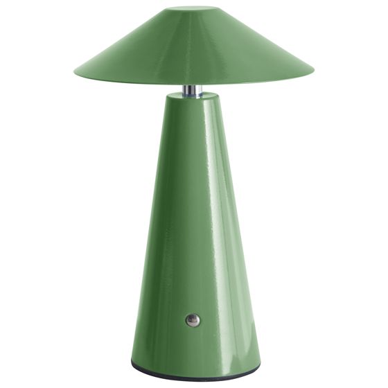 Trådlös LED-bordslampa APAYAO med dimmer Metall Grön