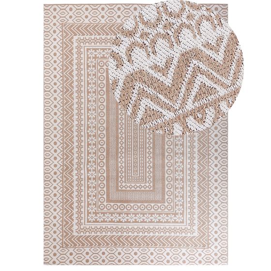 Matta BAGLAR Vit 160 x 230 cm Jute