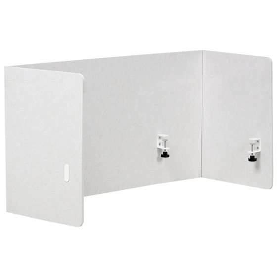 Skiljevägg för skrivbord SOLOA 210 x 61 cm Off-White