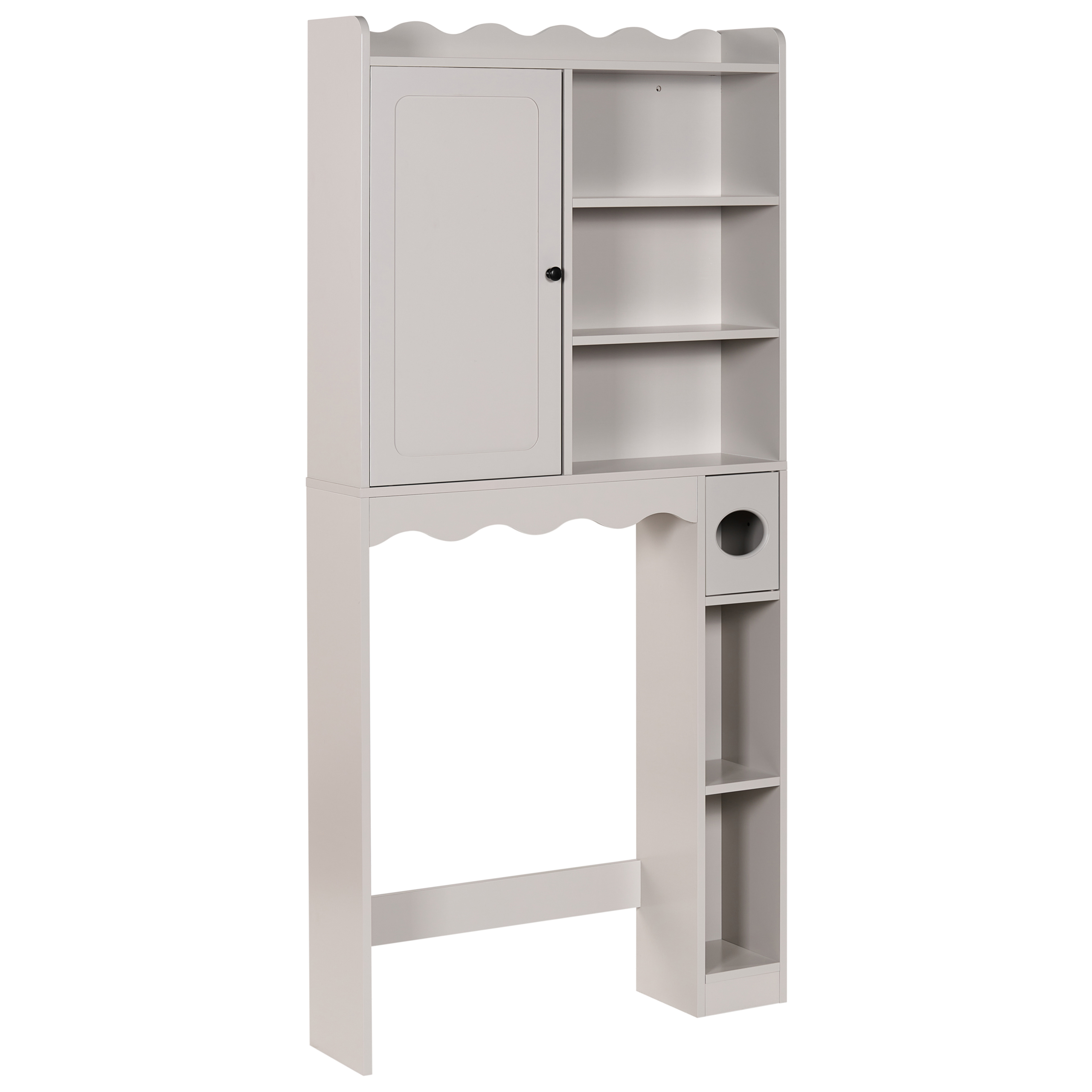 Badrumsskåp PENON 80 cm Ljusbeige