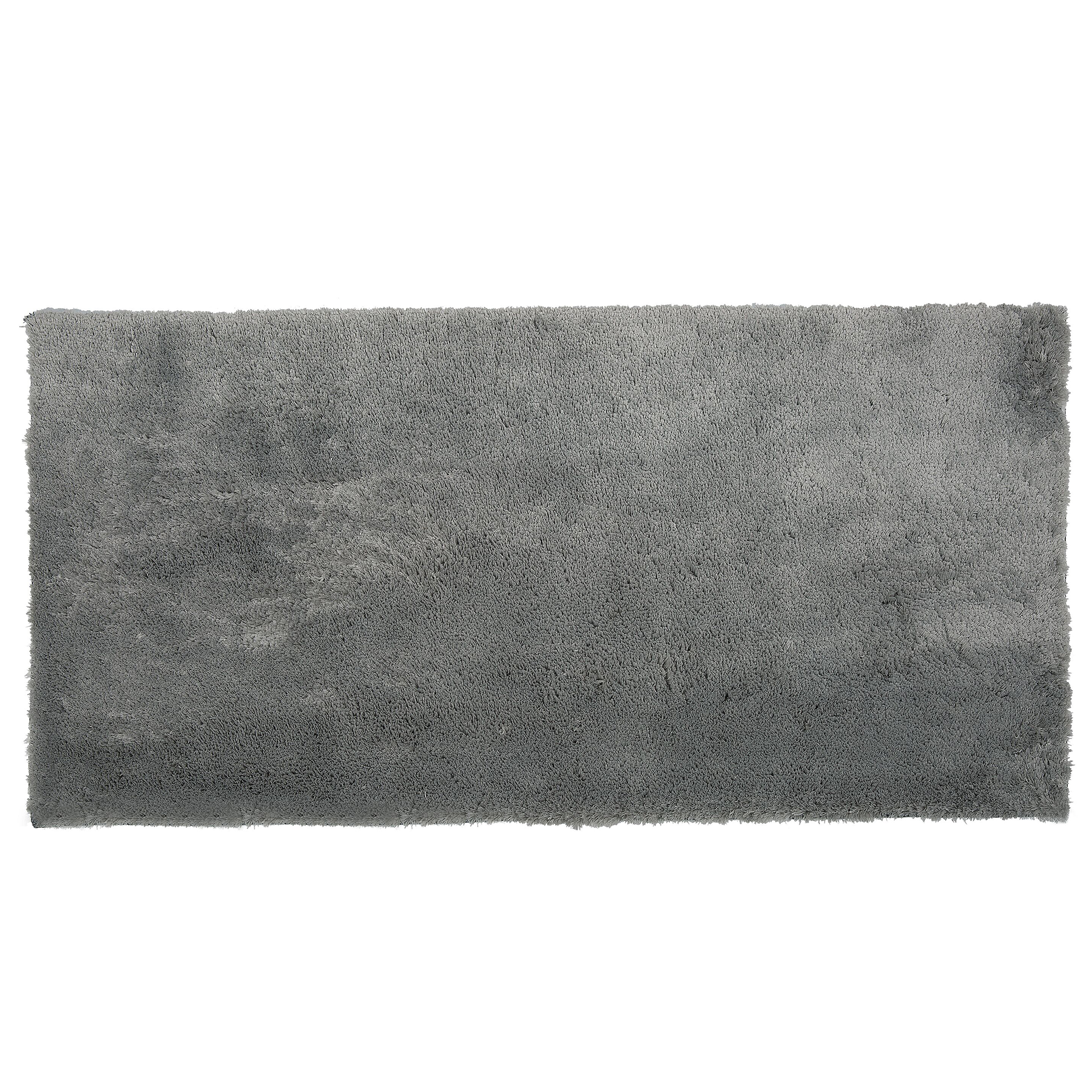 Matta med lång lugg EVREN Ljusgrå 80 x 150 cm