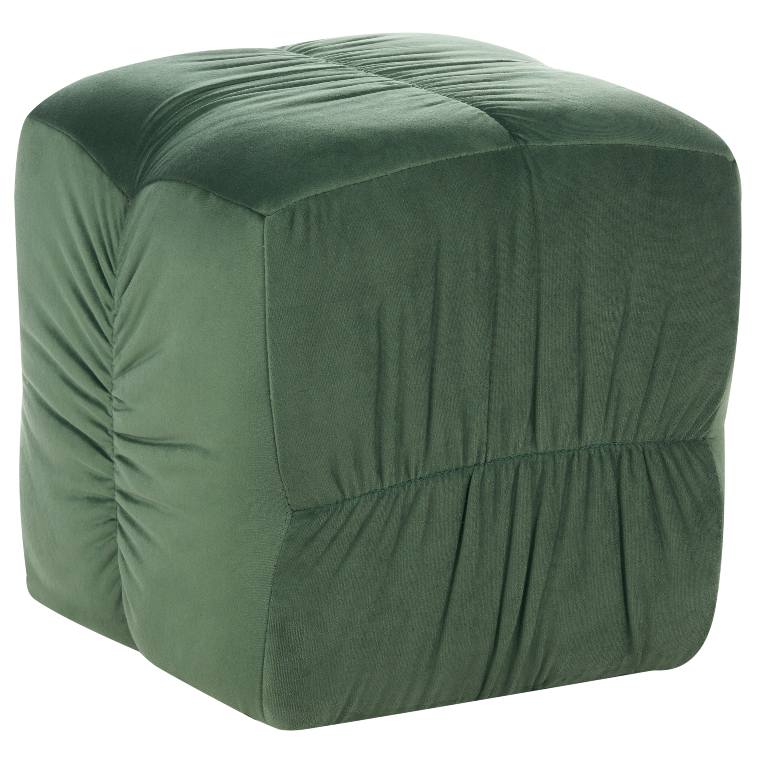 Sittpuff TURLEY Sammet Mörkgrön